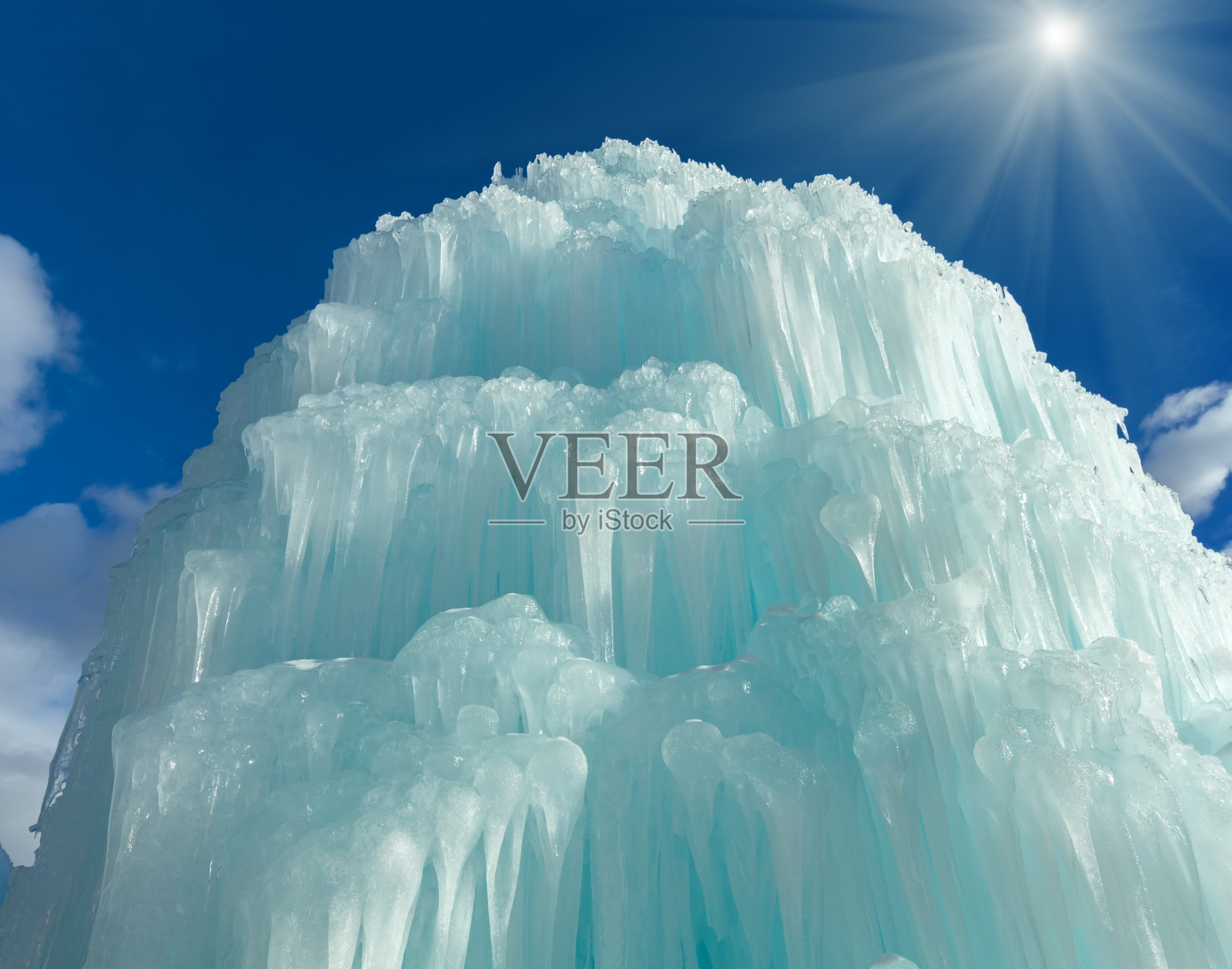 冰瀑布照片摄影图片