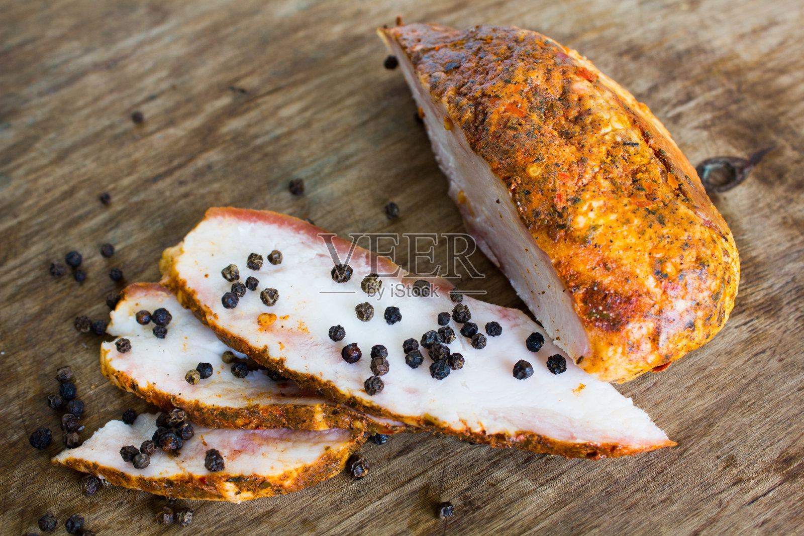 咸猪油加胡椒照片摄影图片