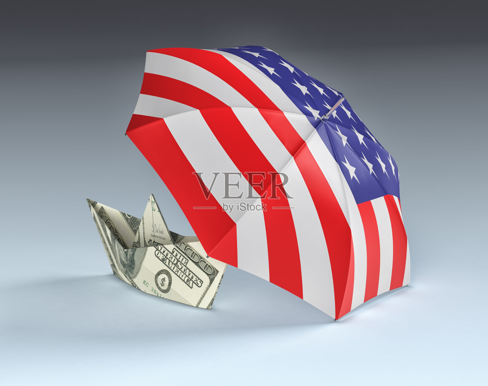 美国和美元货币的概念照片摄影图片