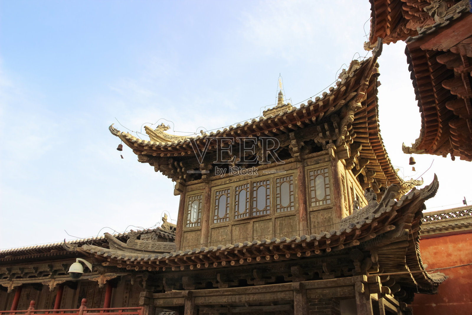 中国张掖的大佛寺照片摄影图片