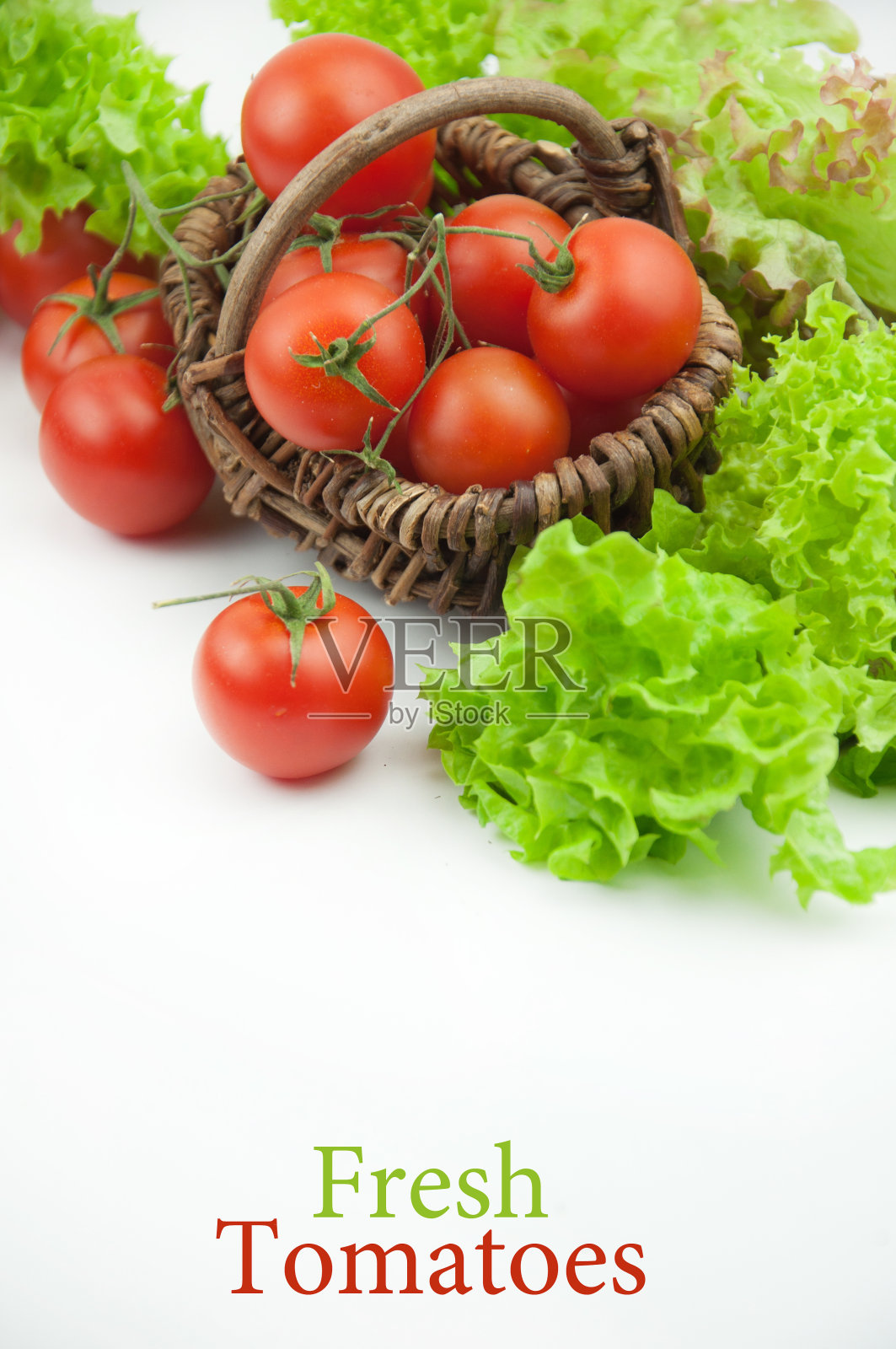 新鲜的西红柿。照片摄影图片