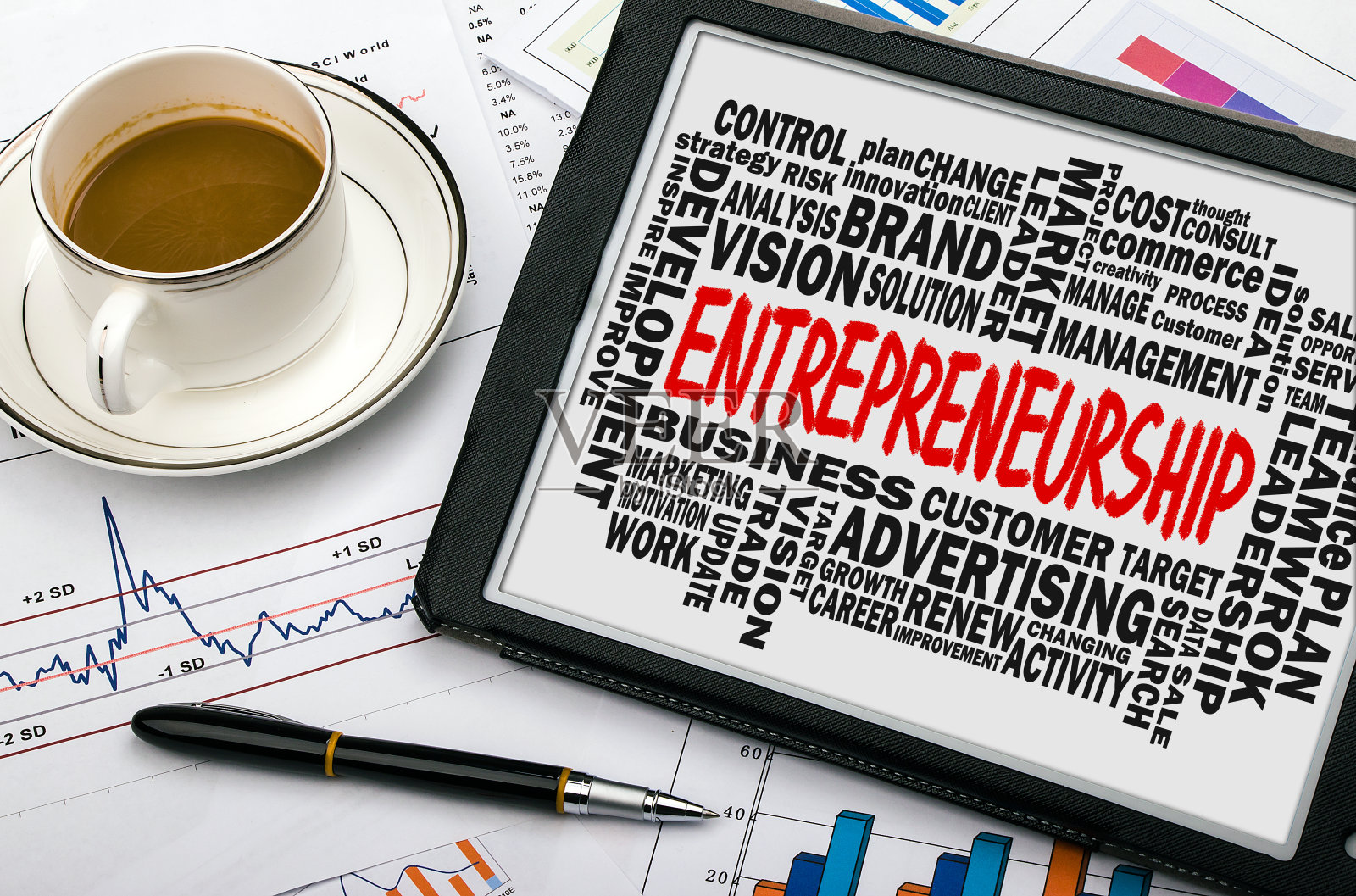 创业与相关的词云照片摄影图片