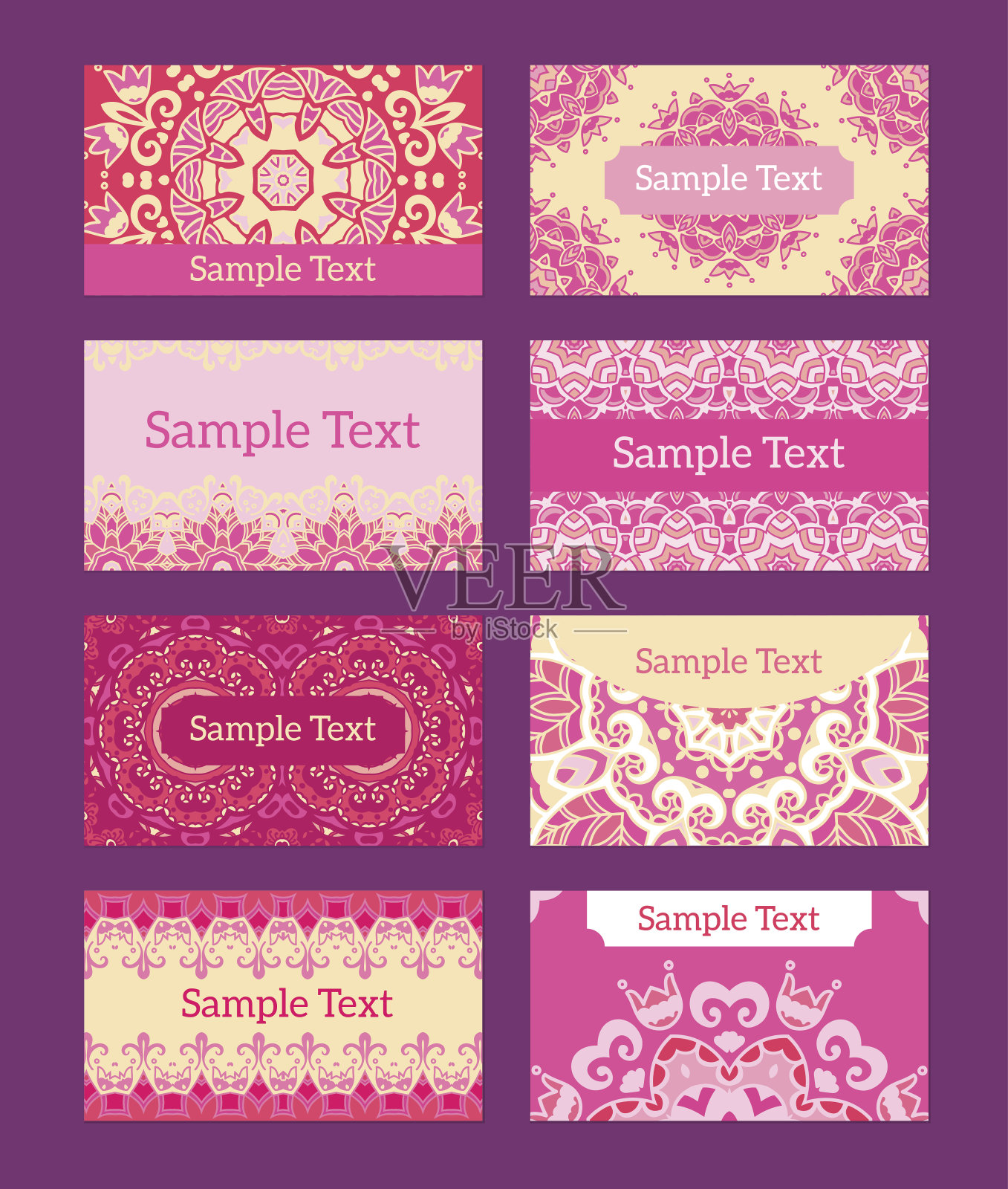 向量的名片插画图片素材