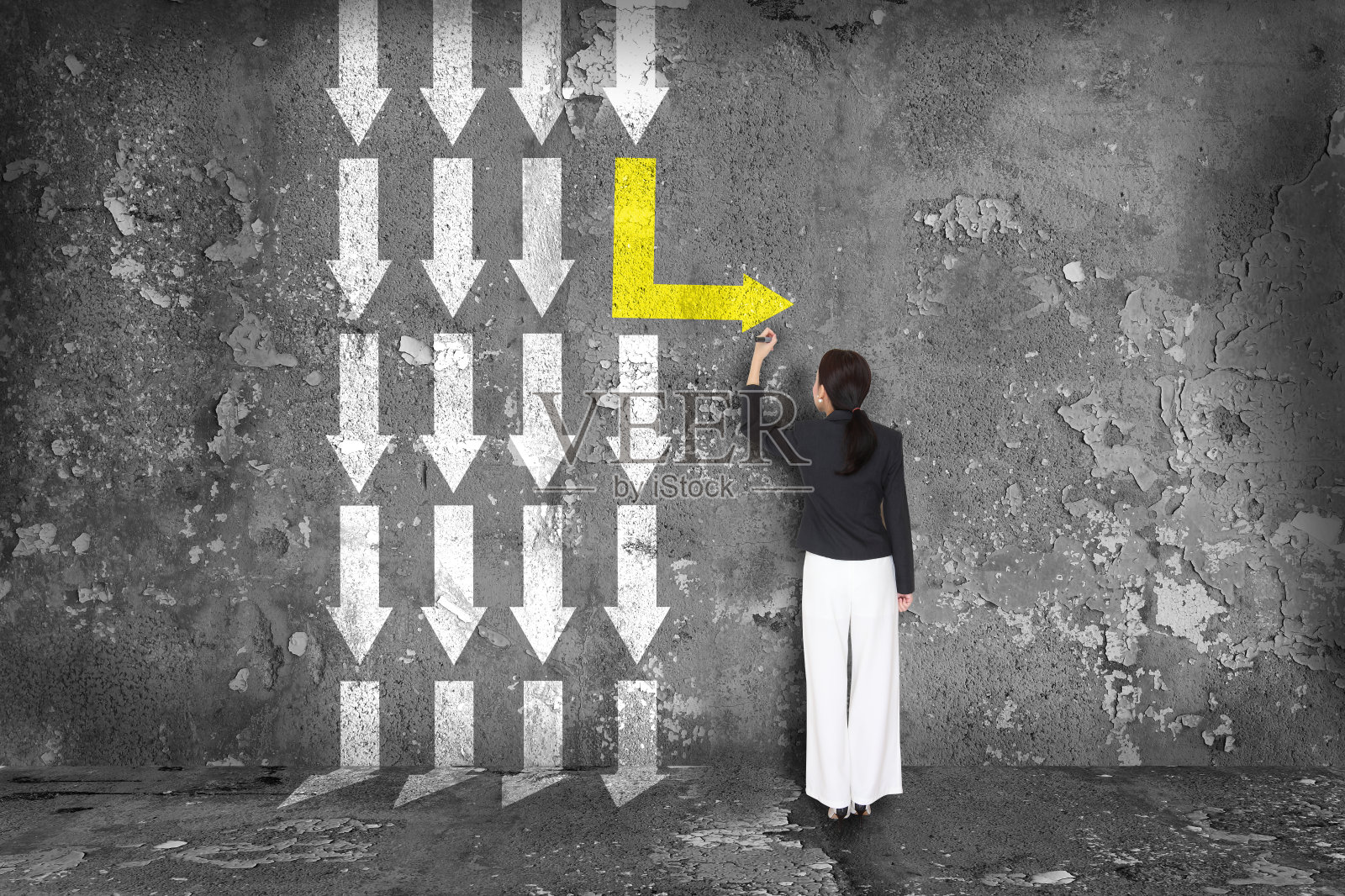 不同思维的概念。照片摄影图片