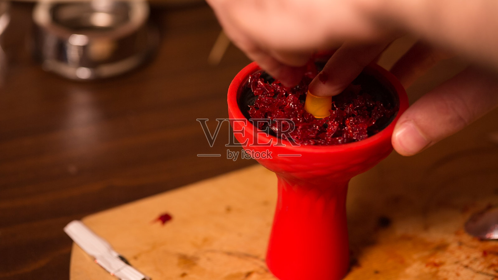 烟草准备水烟照片摄影图片