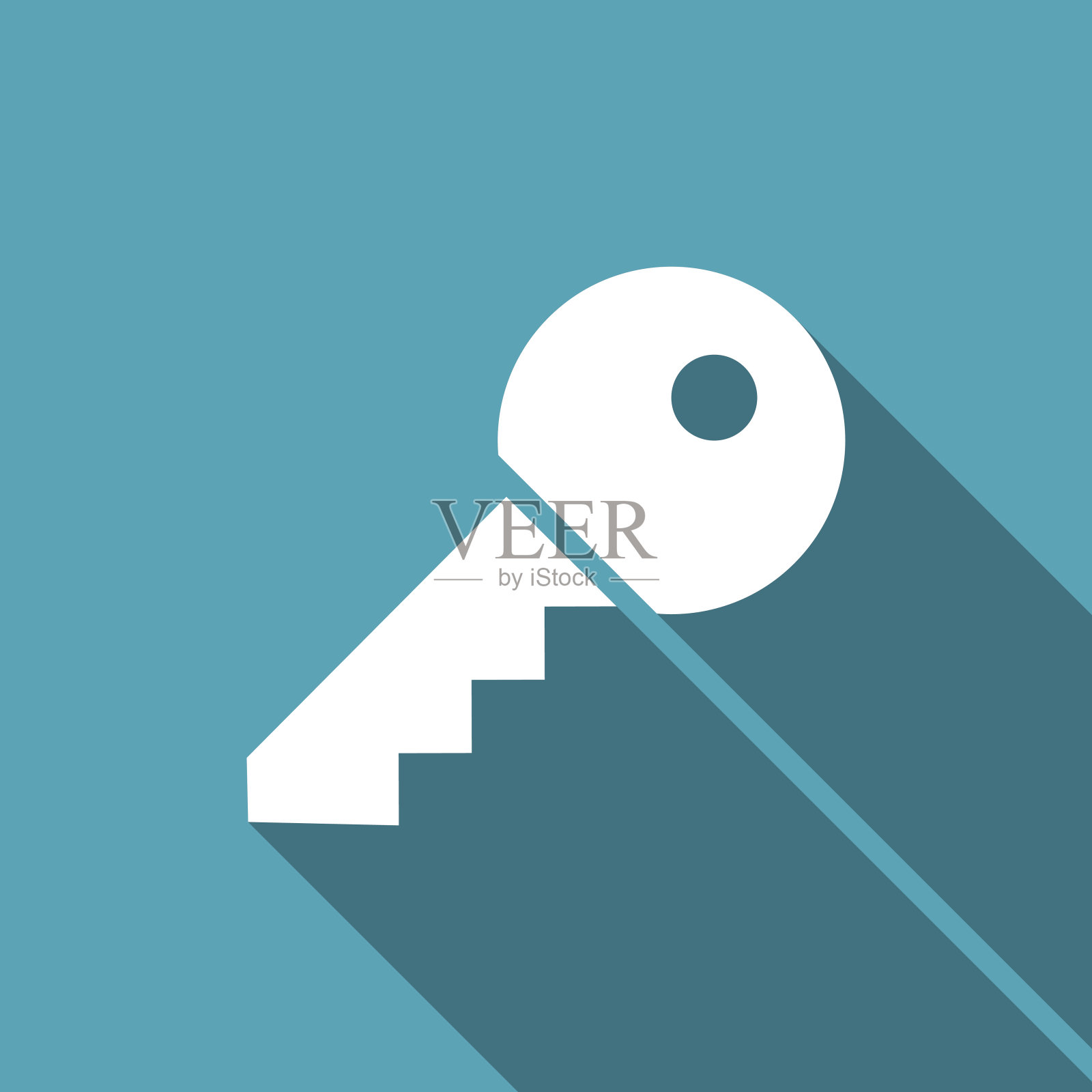 门键矢量图标插画图片素材