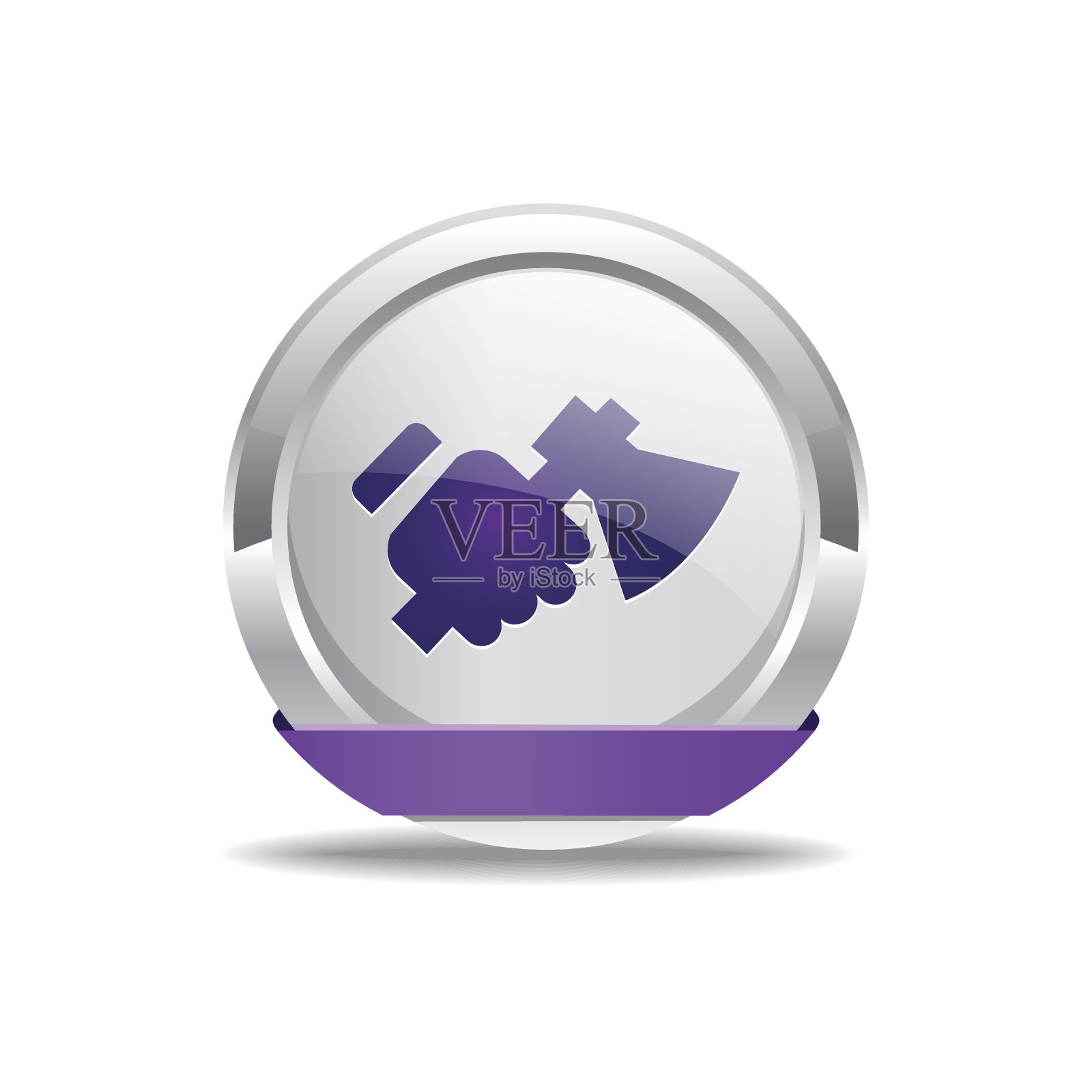 劳动紫色矢量图标按钮插画图片素材