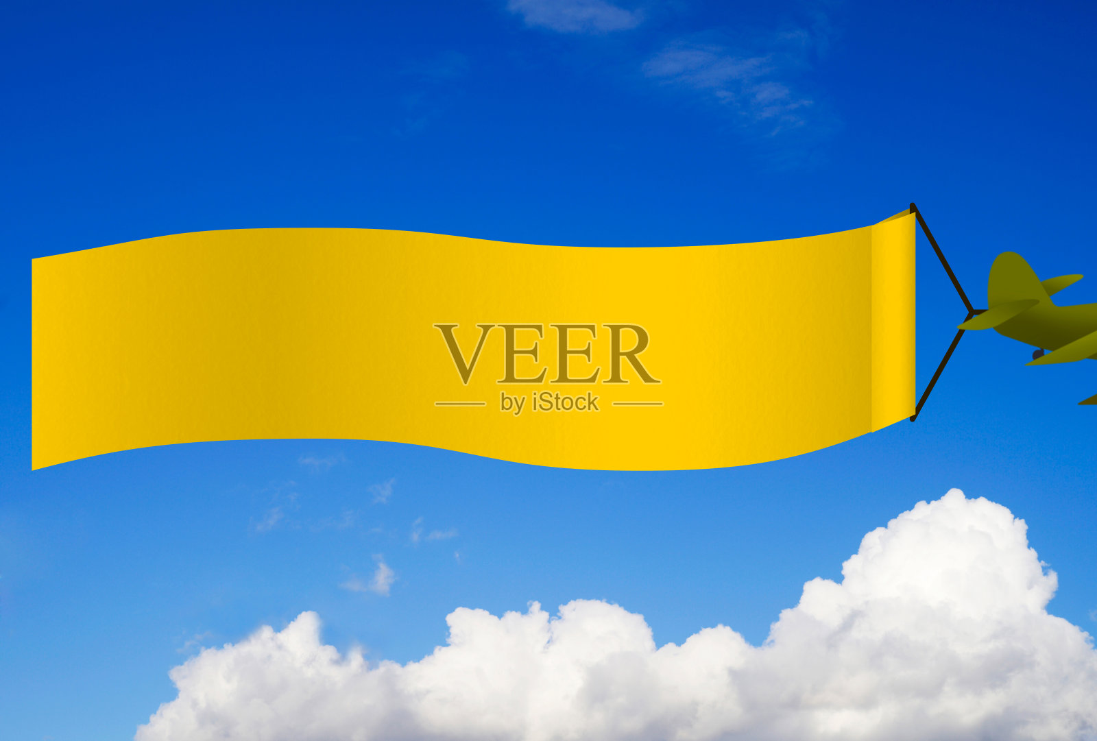 飞机与旗帜照片摄影图片