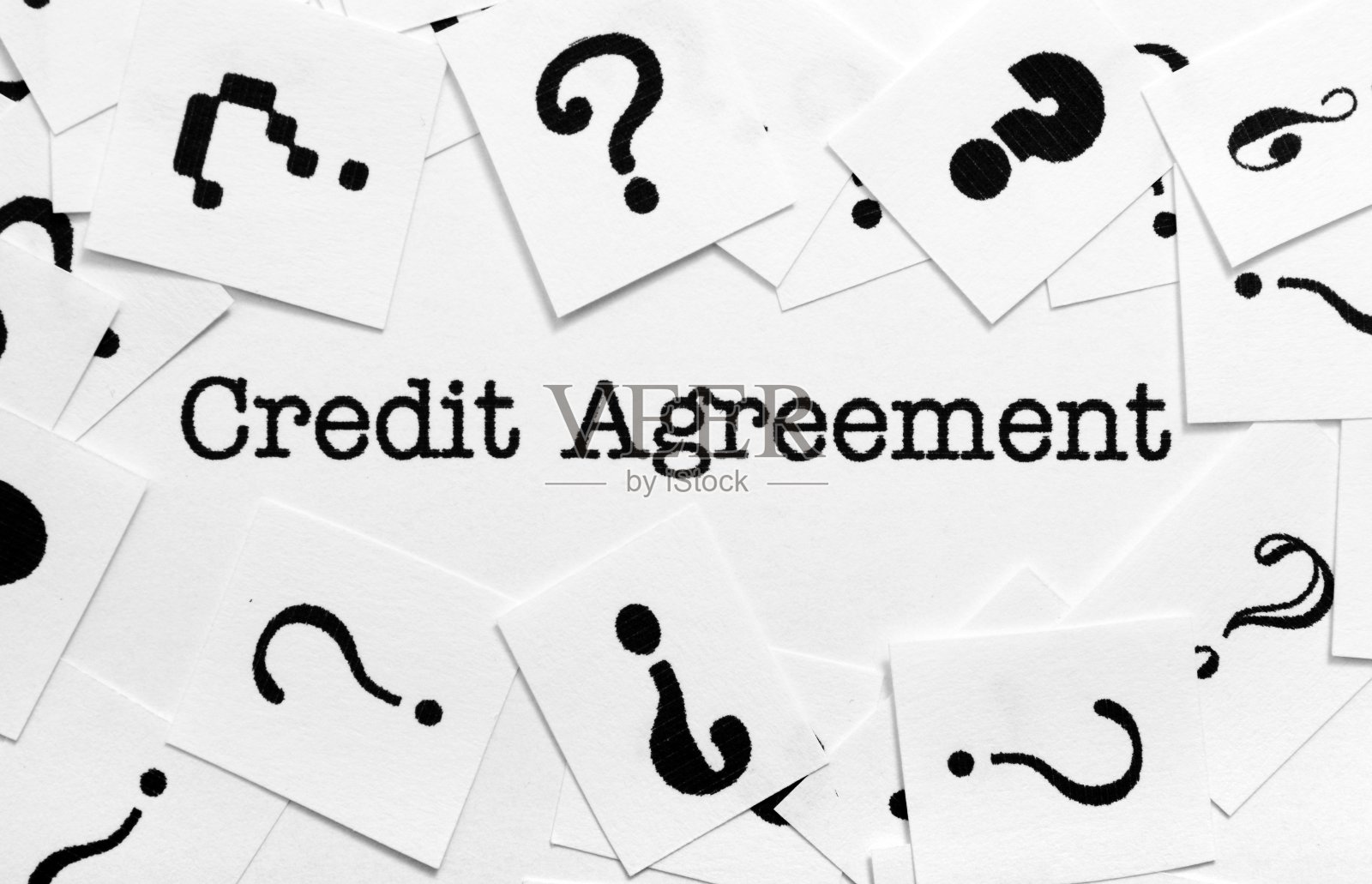 信贷协议照片摄影图片