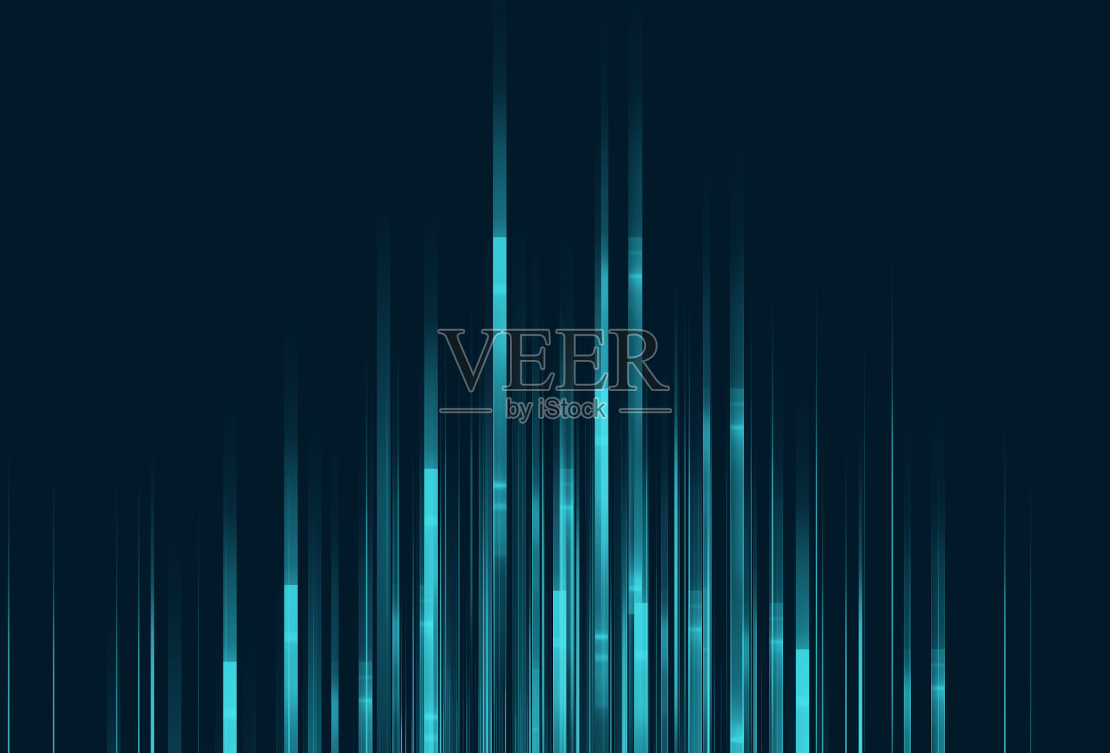 蓝色几何形状抽象技术背景插画图片素材