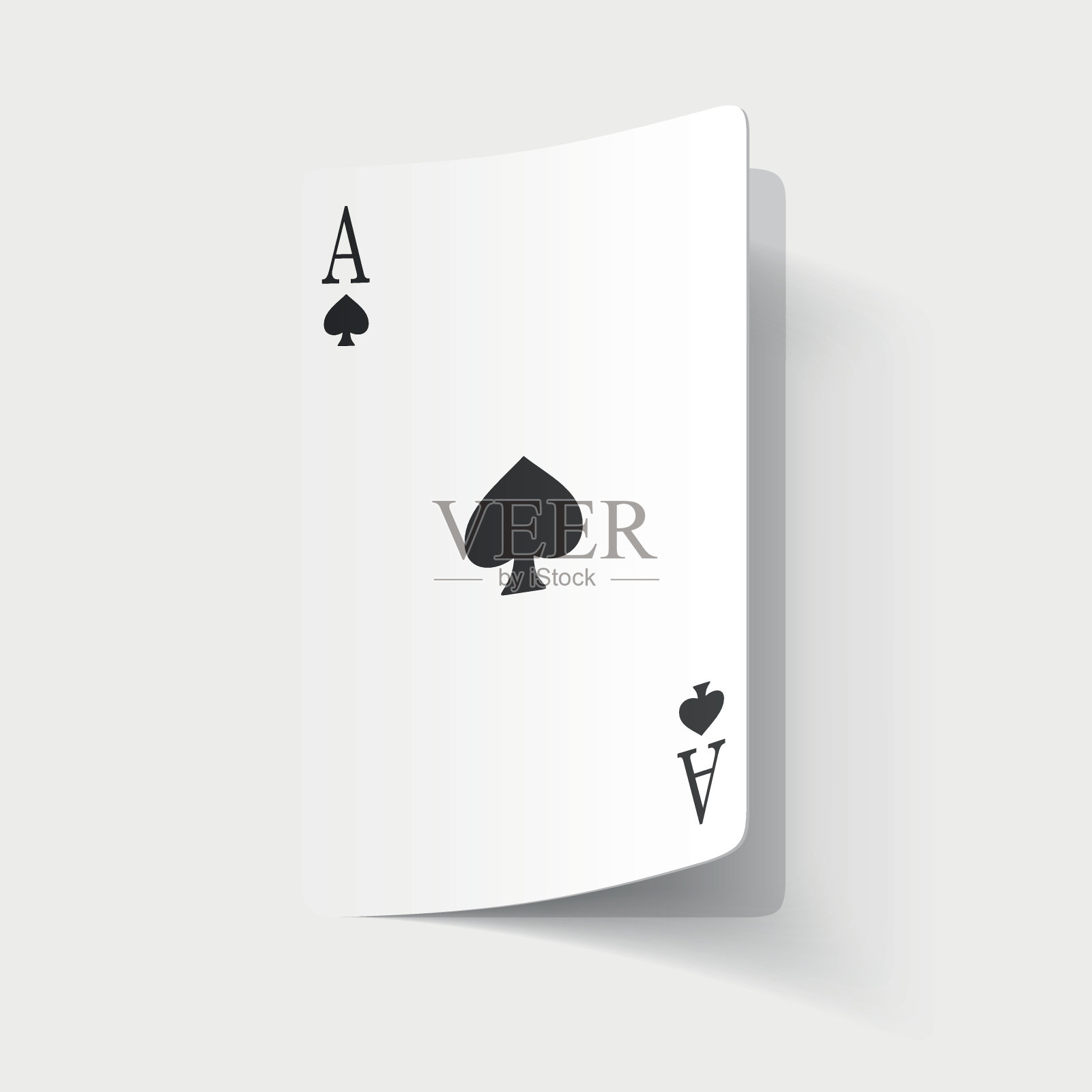 纸贴纸:扑克牌插画图片素材