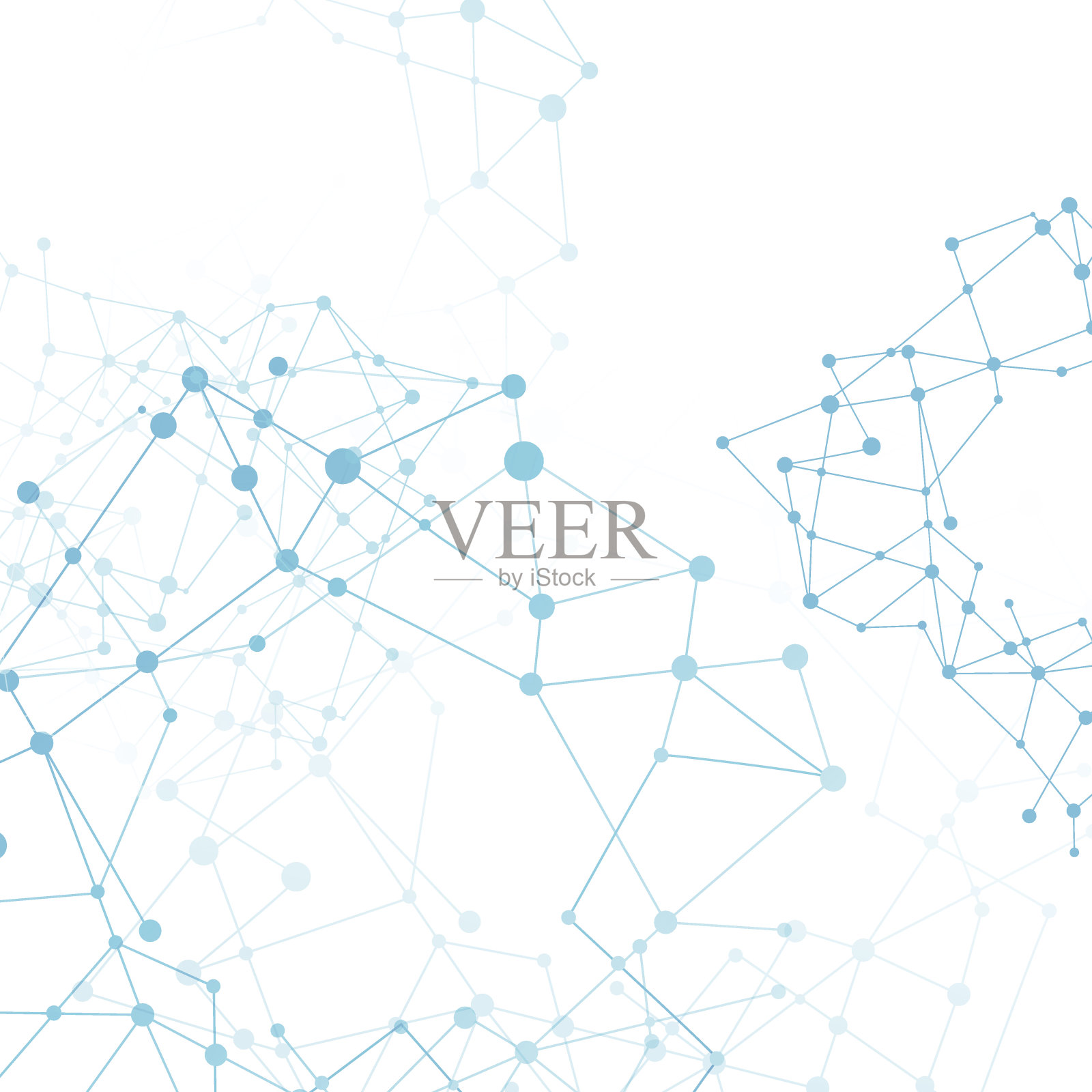 摘要背景网络连接的概念-矢量图插画图片素材