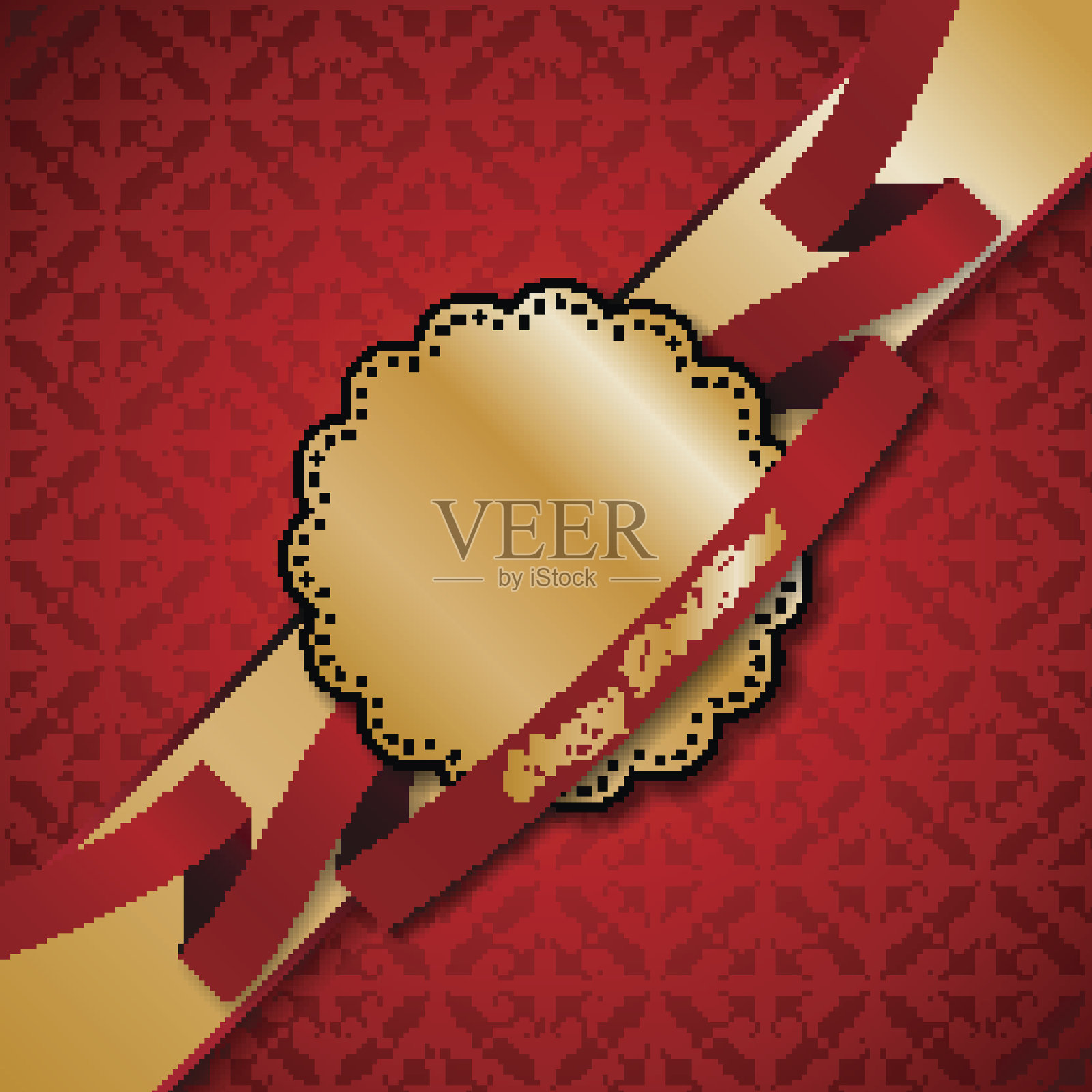 圣诞贺卡模板插画图片素材