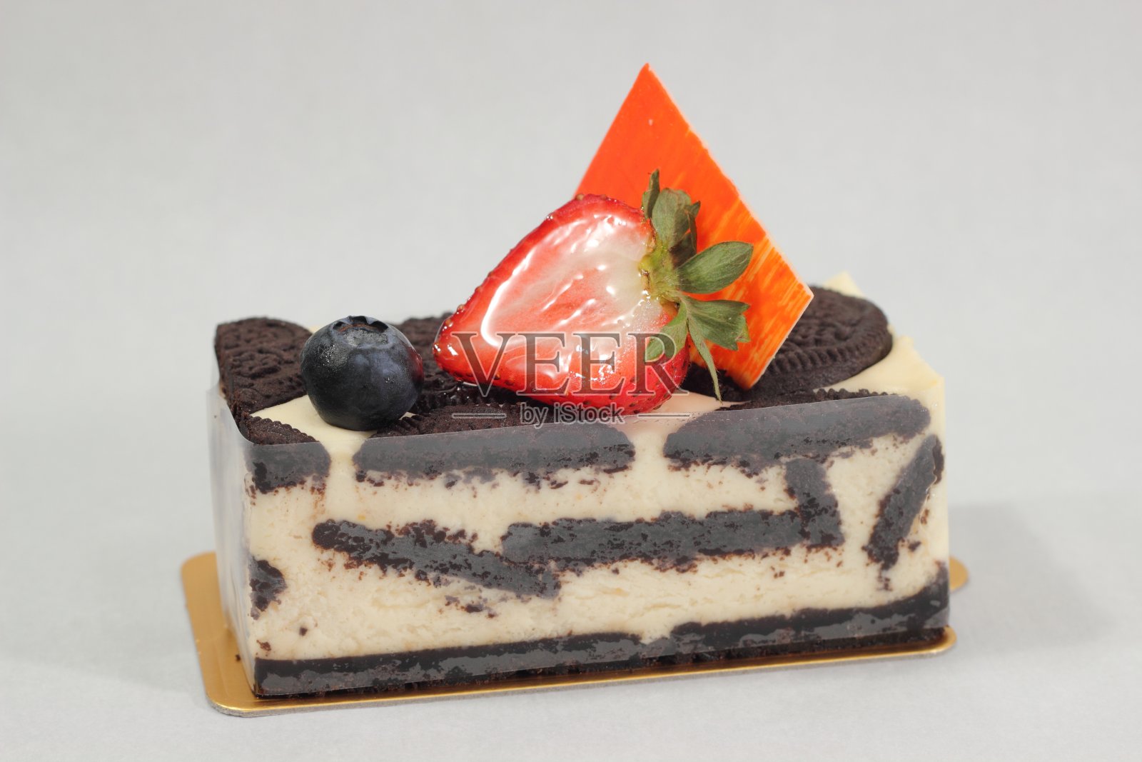 奶油芝士蛋糕照片摄影图片