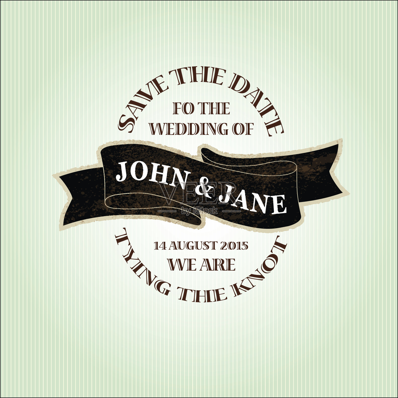 婚姻label01设计模板素材