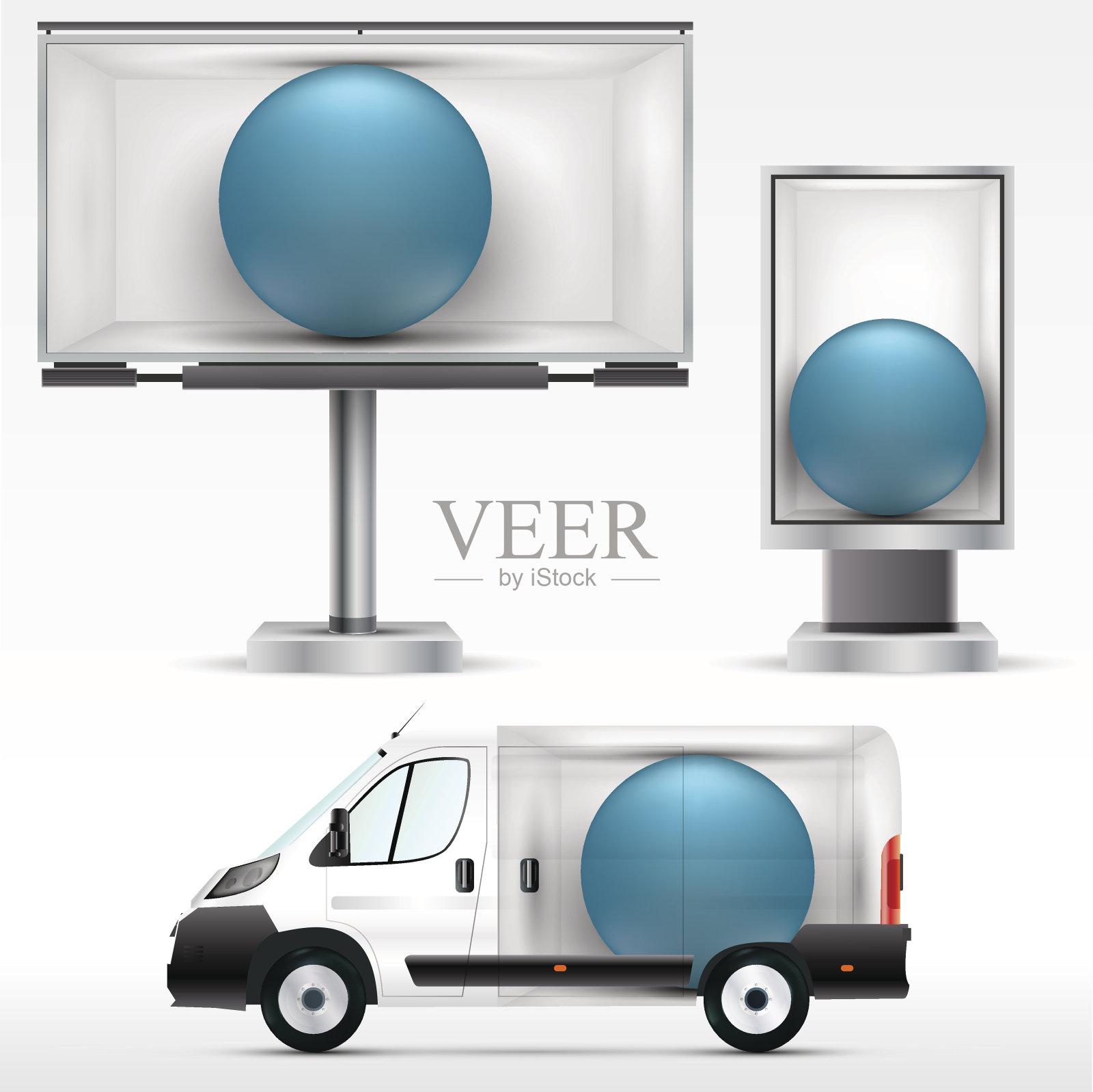 模板户外广告或企业标识插画图片素材