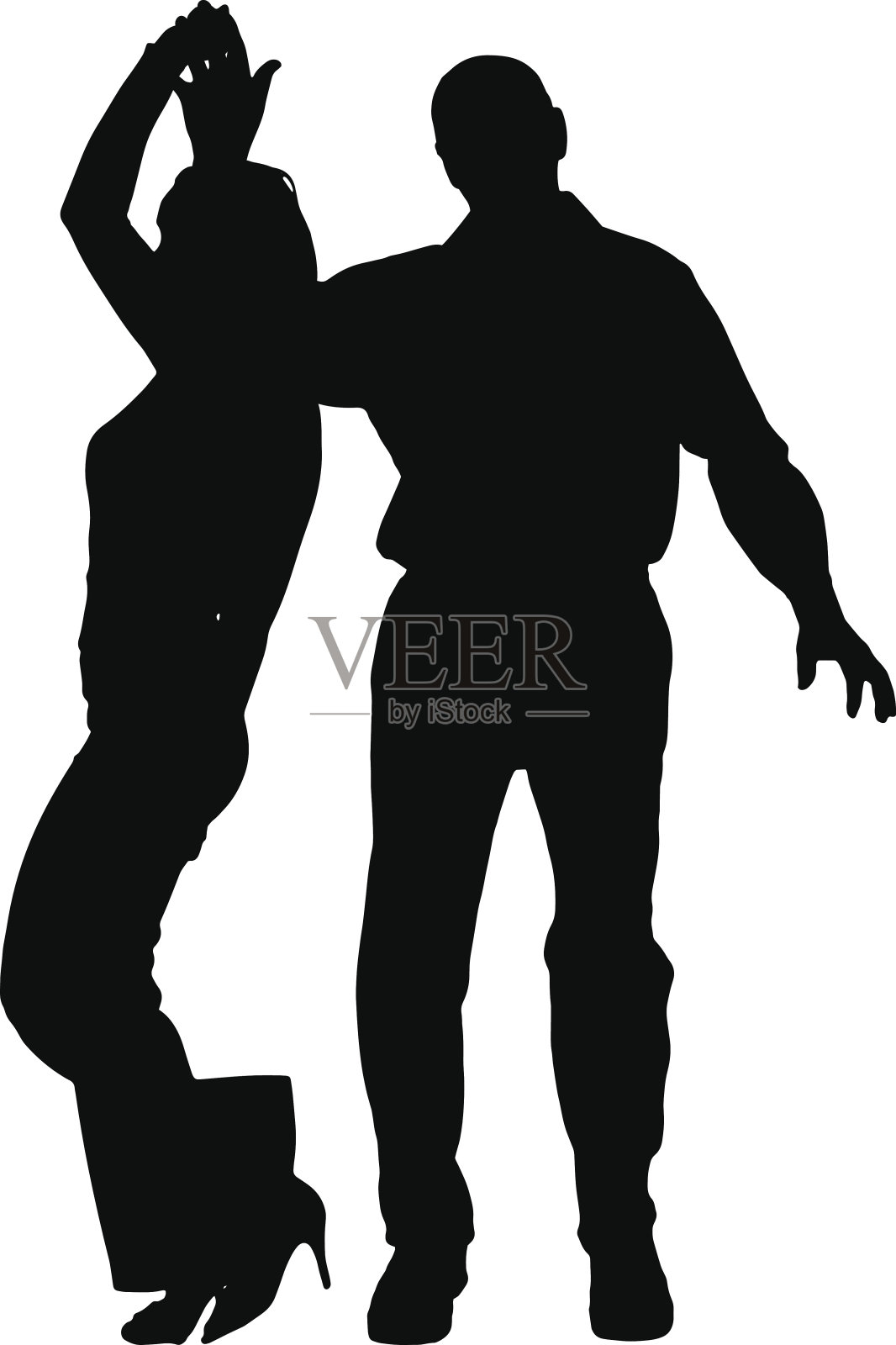 矢量剪影。设计元素图片