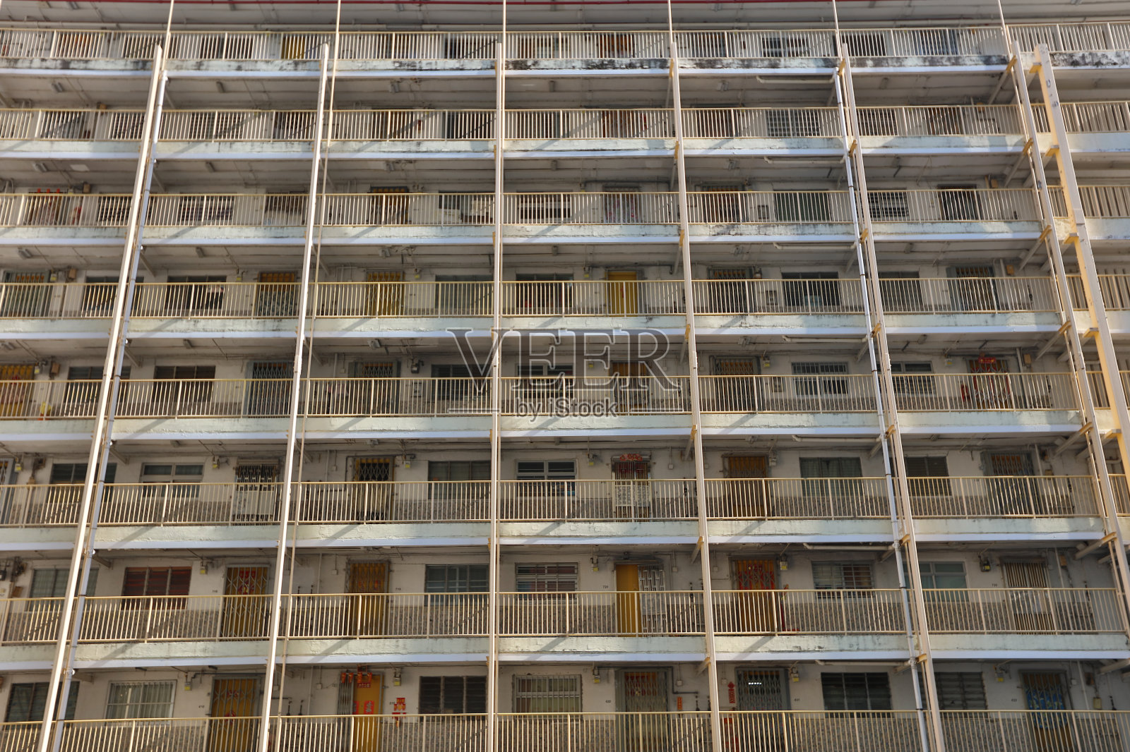 香港的公共公寓大厦照片摄影图片