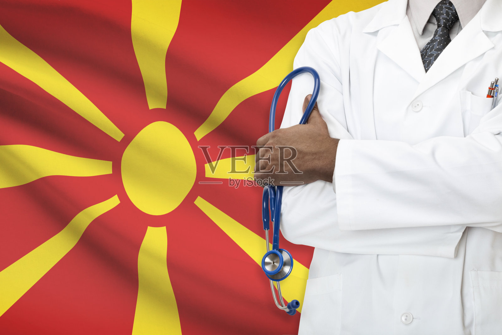 国家医疗保健系统概念—马其顿共和国照片摄影图片