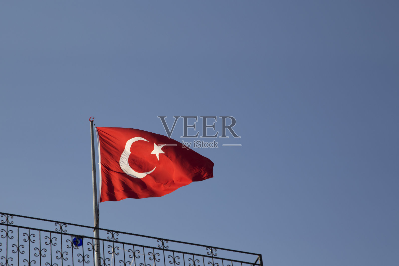 土耳其国旗照片摄影图片