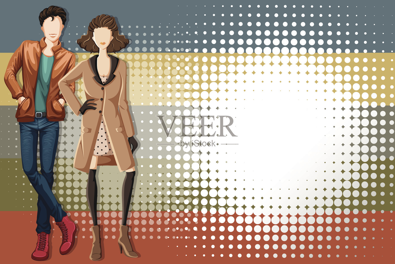 时尚插画图片素材