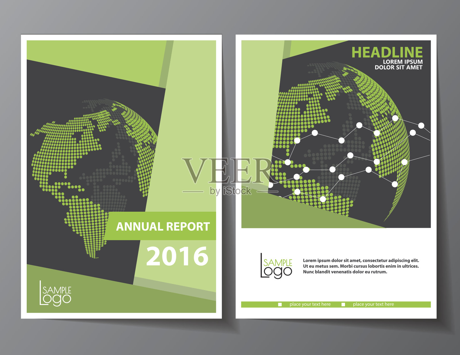 年度报告，传单小册子，传单模板设计，布局设计模板素材