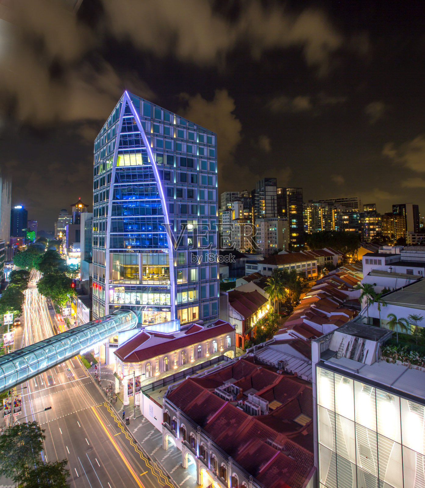 市中心购物区照片摄影图片