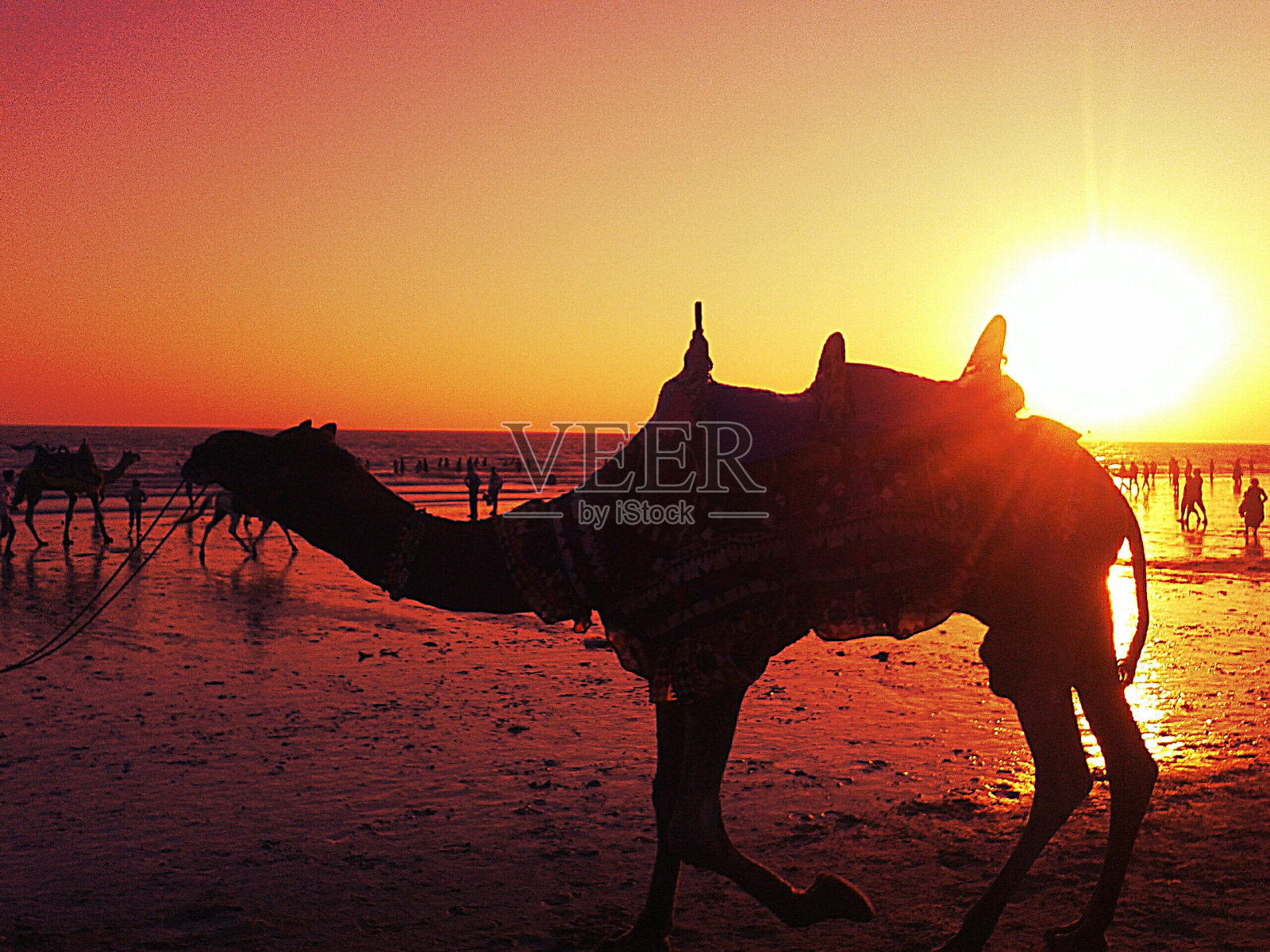 印度海滩照片摄影图片