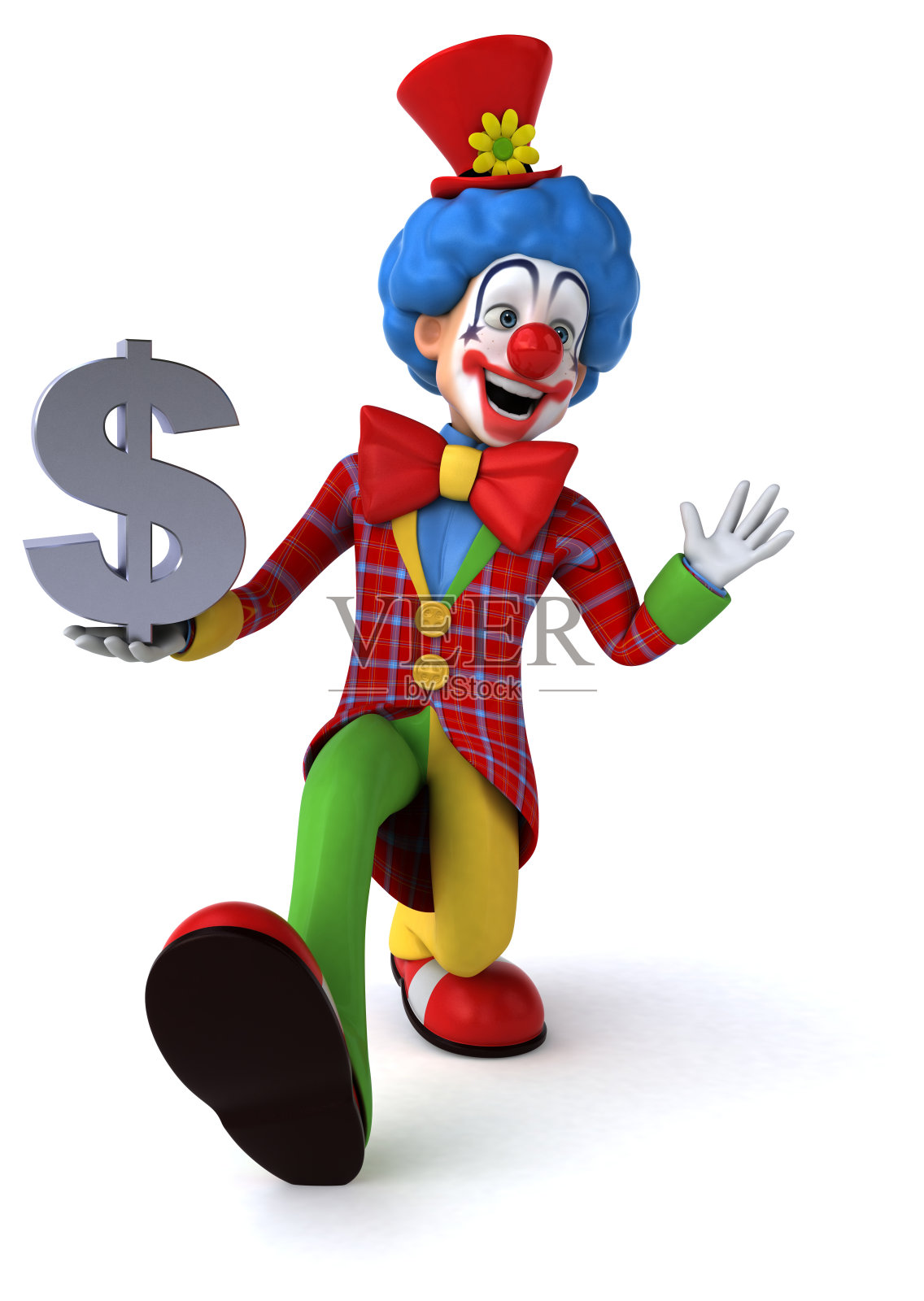 有趣的小丑照片摄影图片