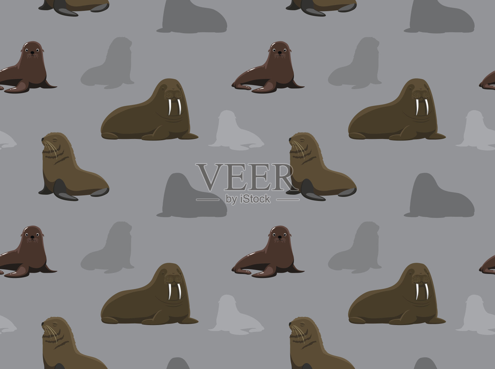 密封壁纸2插画图片素材