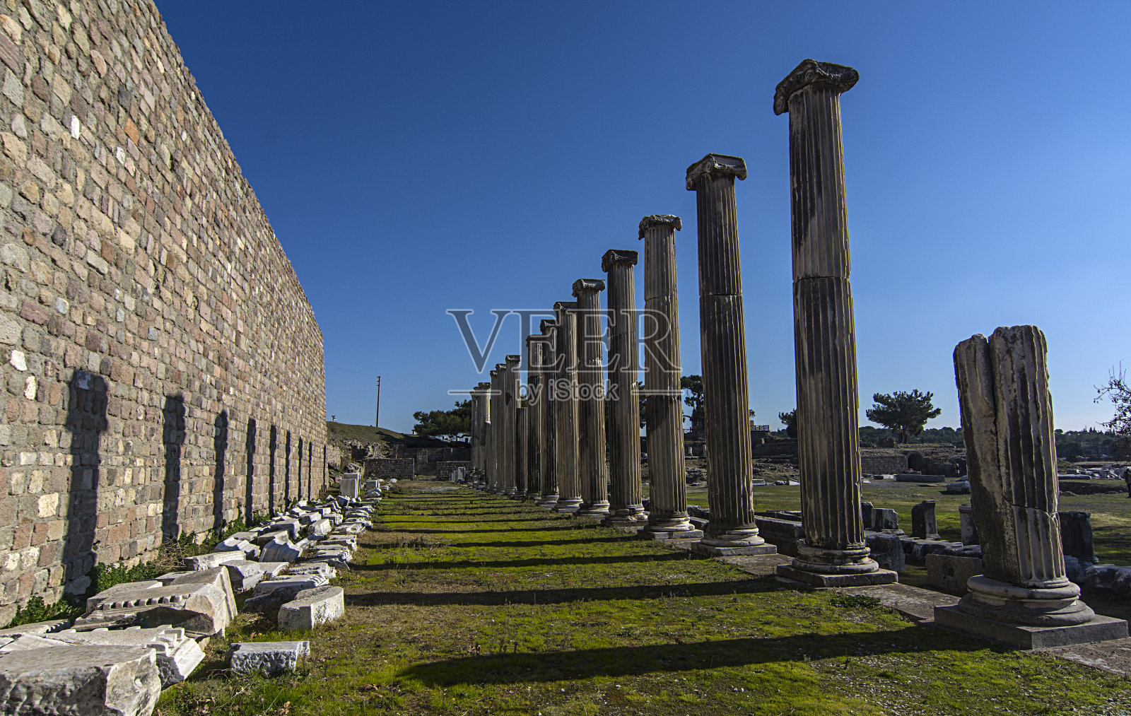 bergama古城照片摄影图片