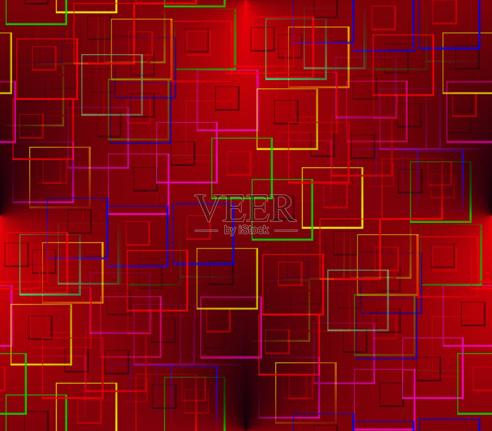 红色背景，黑色方块照片摄影图片