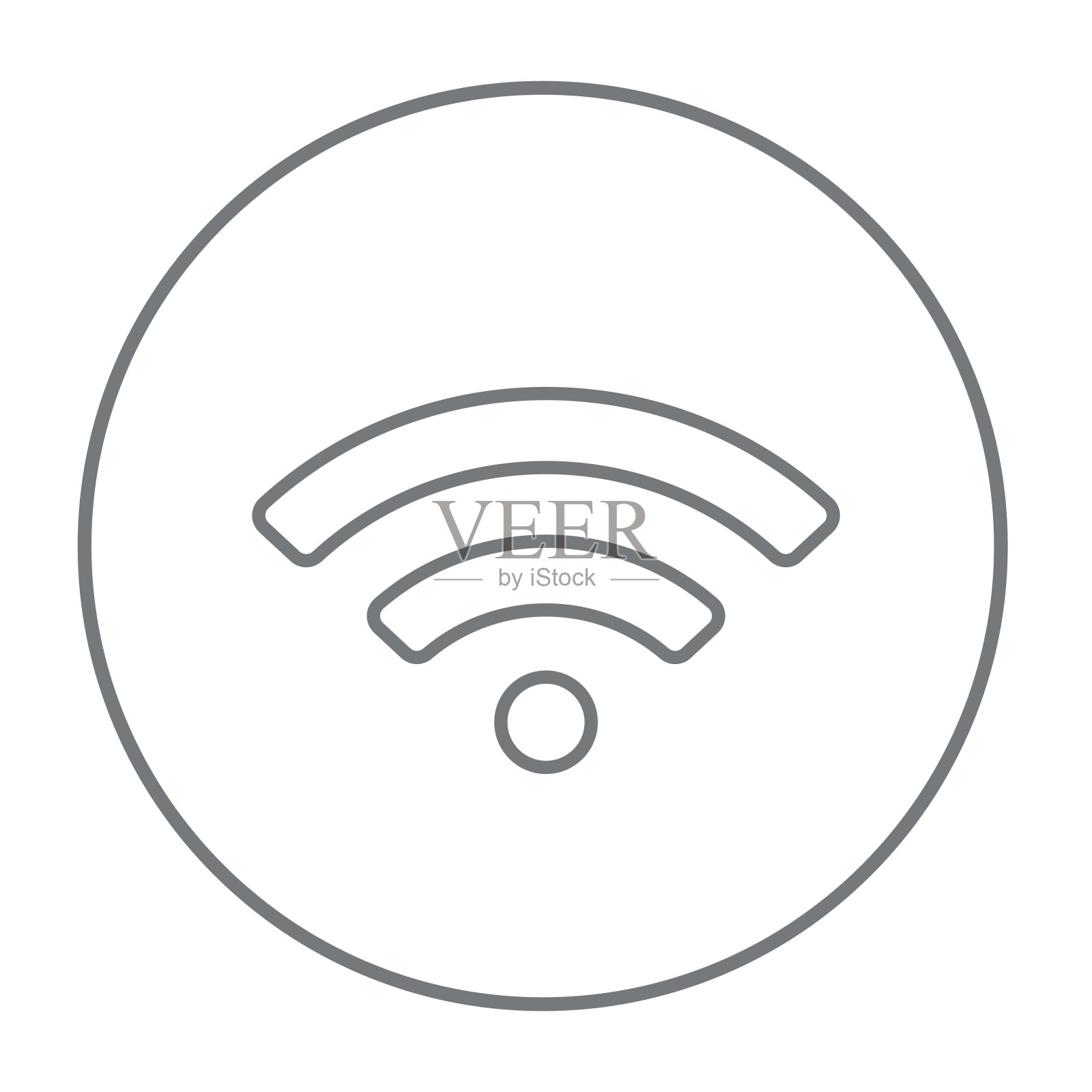Wifi标识线图标图标素材