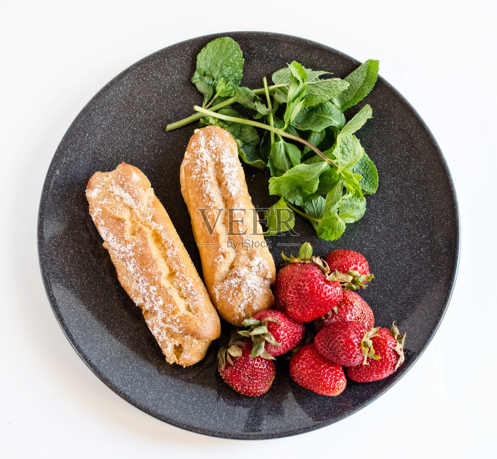 夏季法国甜点照片摄影图片