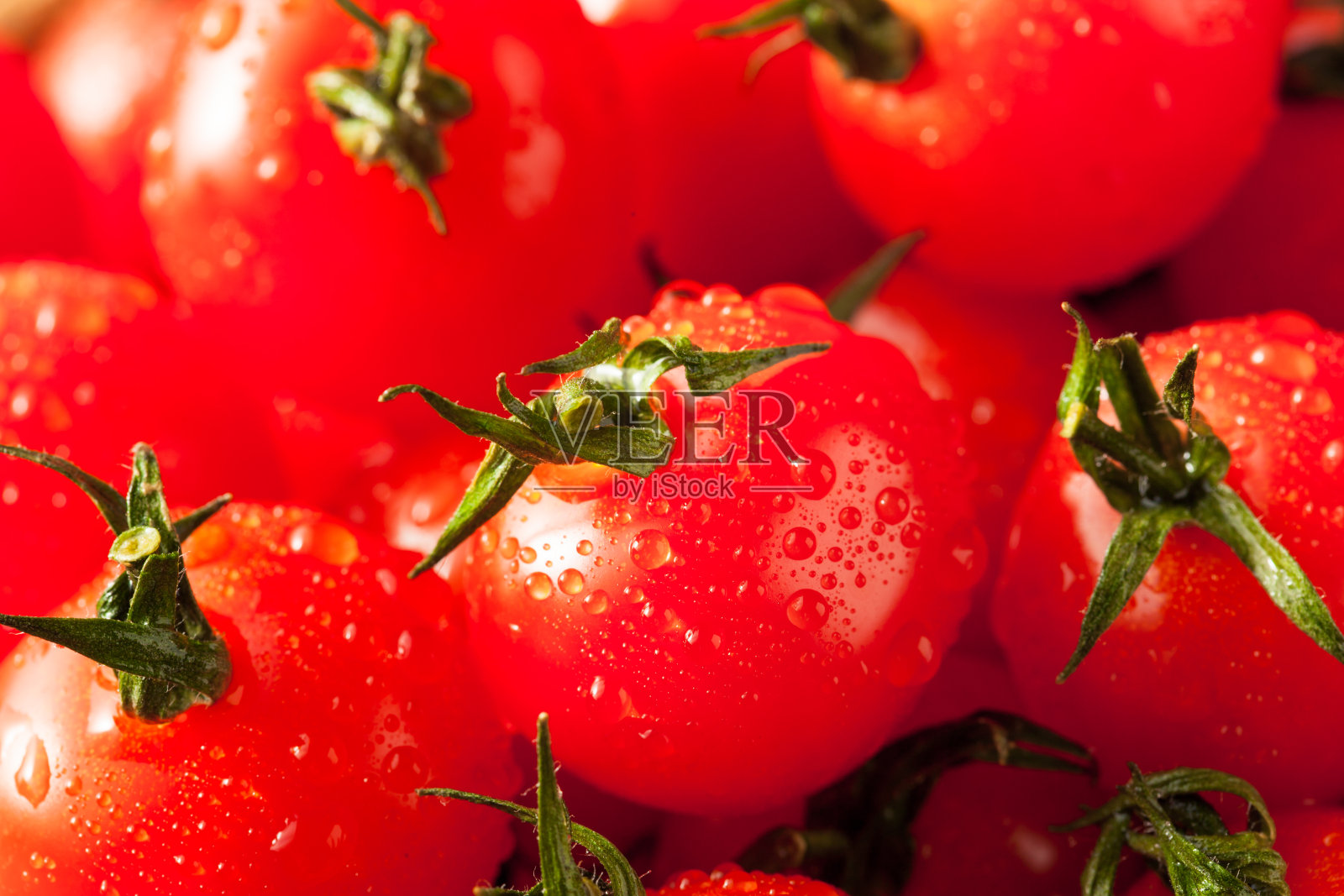 有机红色樱桃番茄照片摄影图片