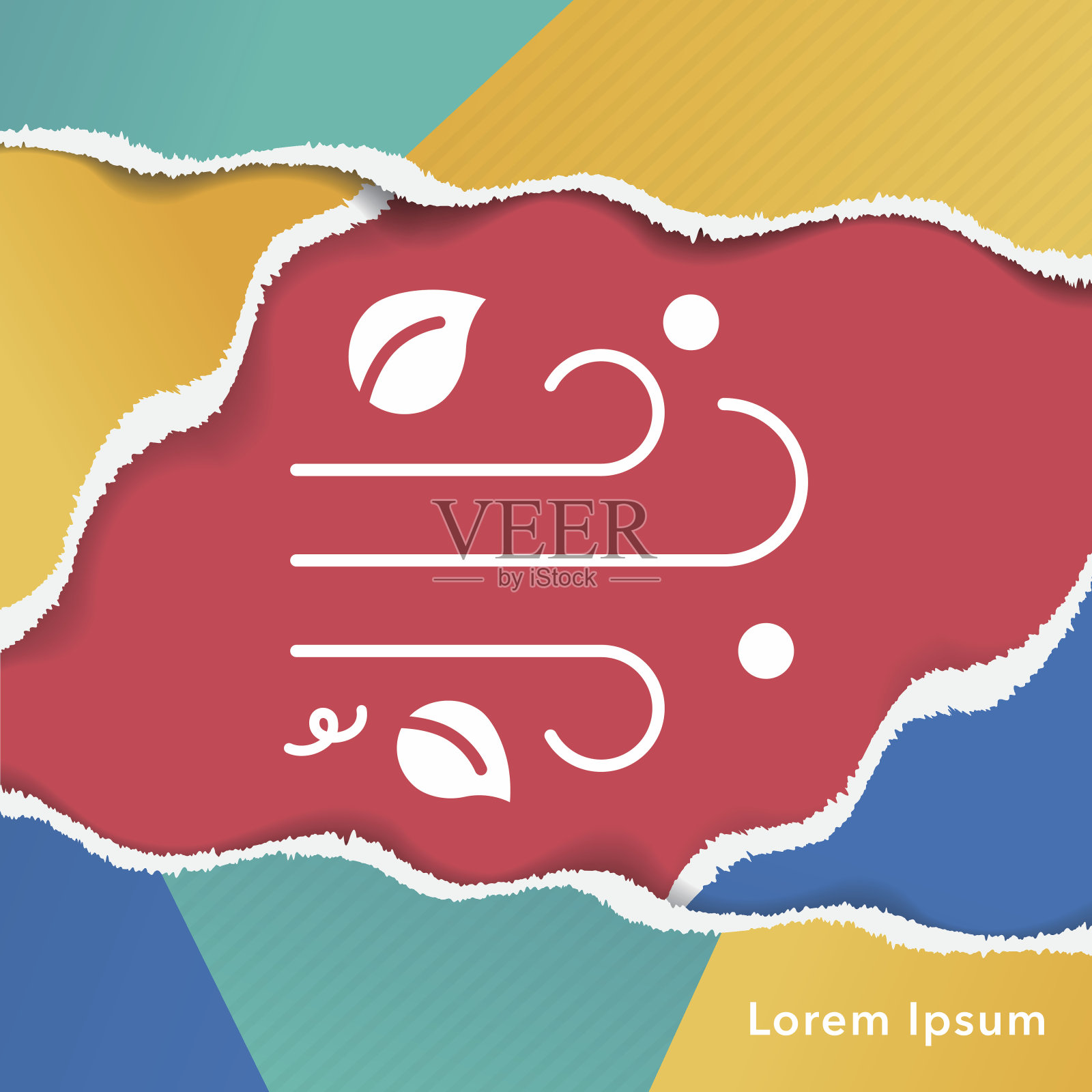 风图标插画图片素材