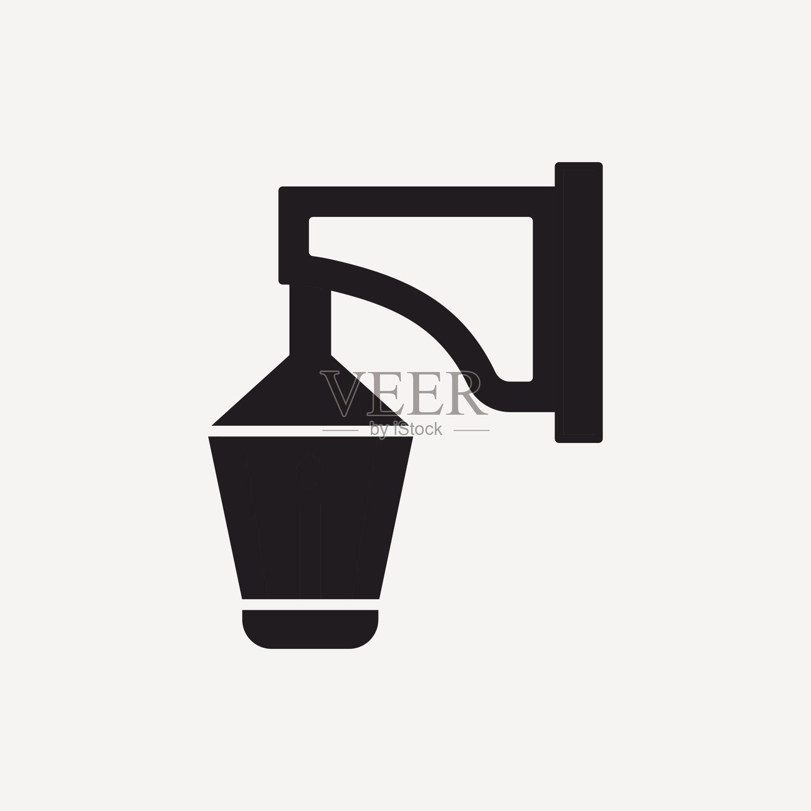 路灯图标插画图片素材