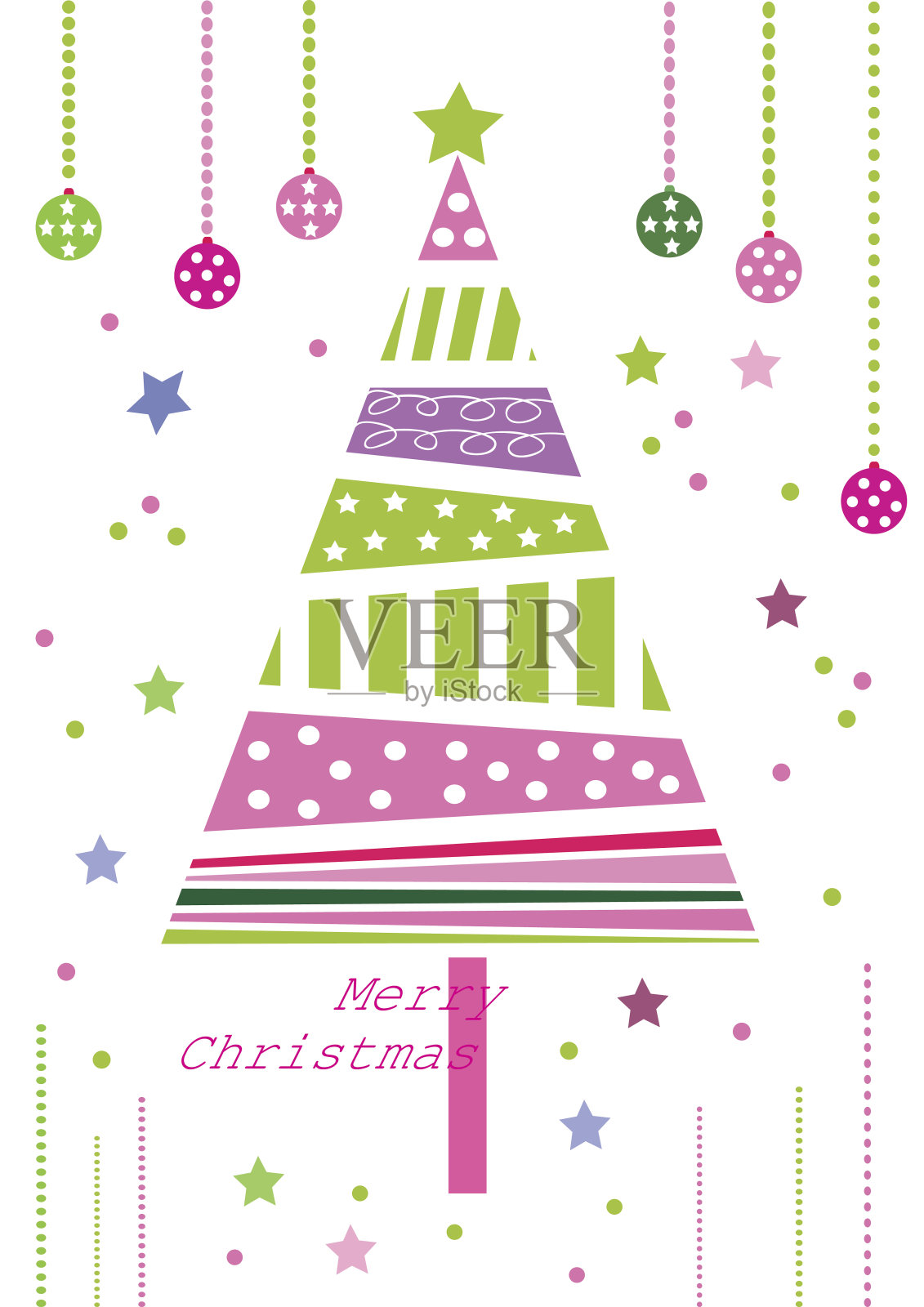 圣诞树设计模板素材