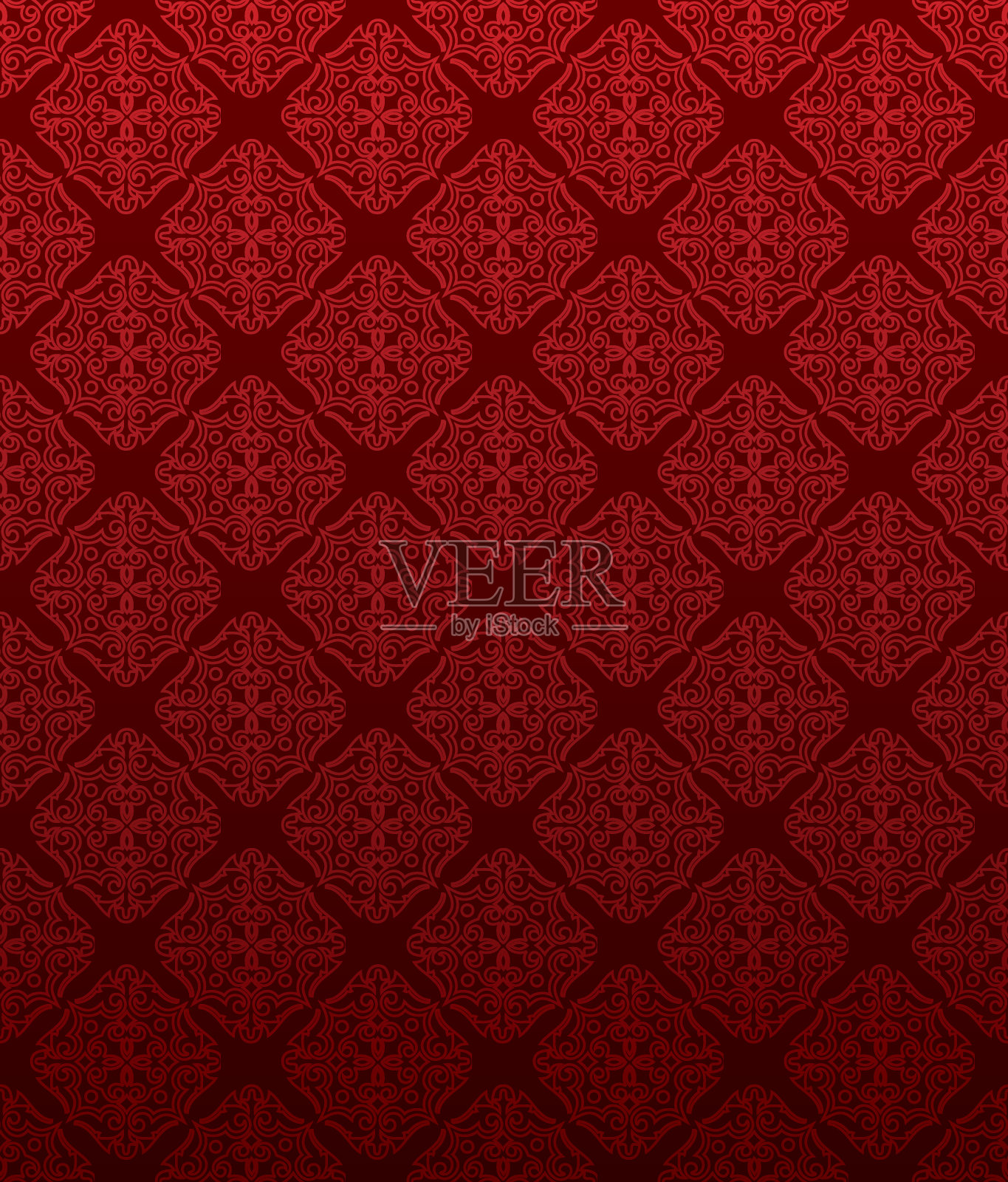 矢量插图的大马士革模式插画图片素材