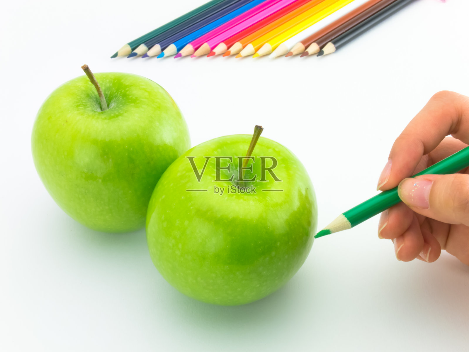 画苹果照片摄影图片