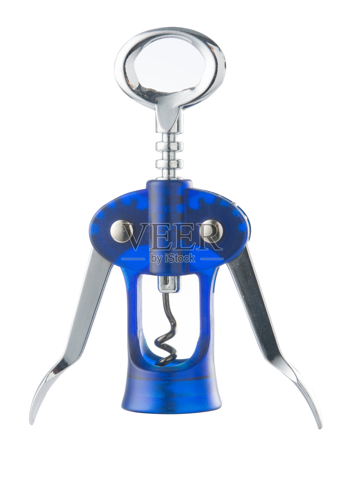 开瓶器(开酒器)孤立在白色上。照片摄影图片