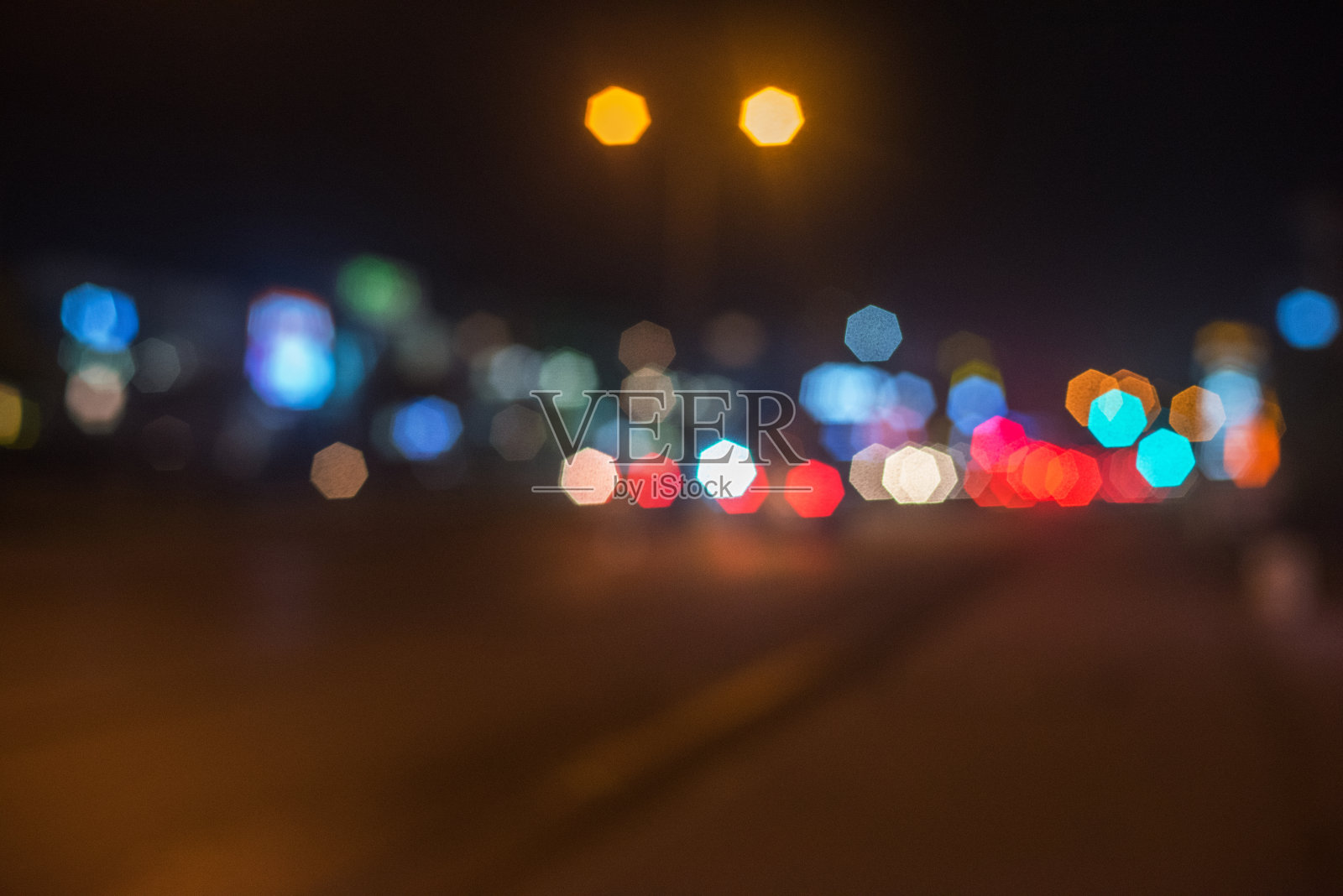 晚上的城市照片摄影图片