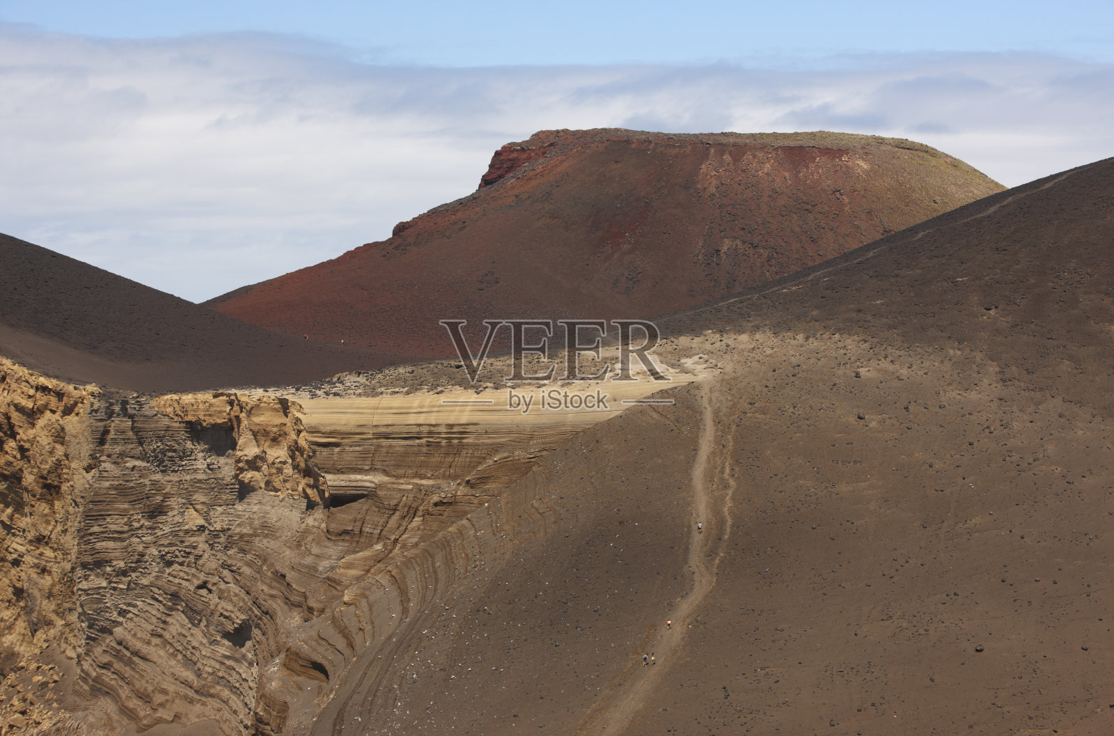 faal岛的亚速尔火山海岸线景观。低角dos C照片摄影图片