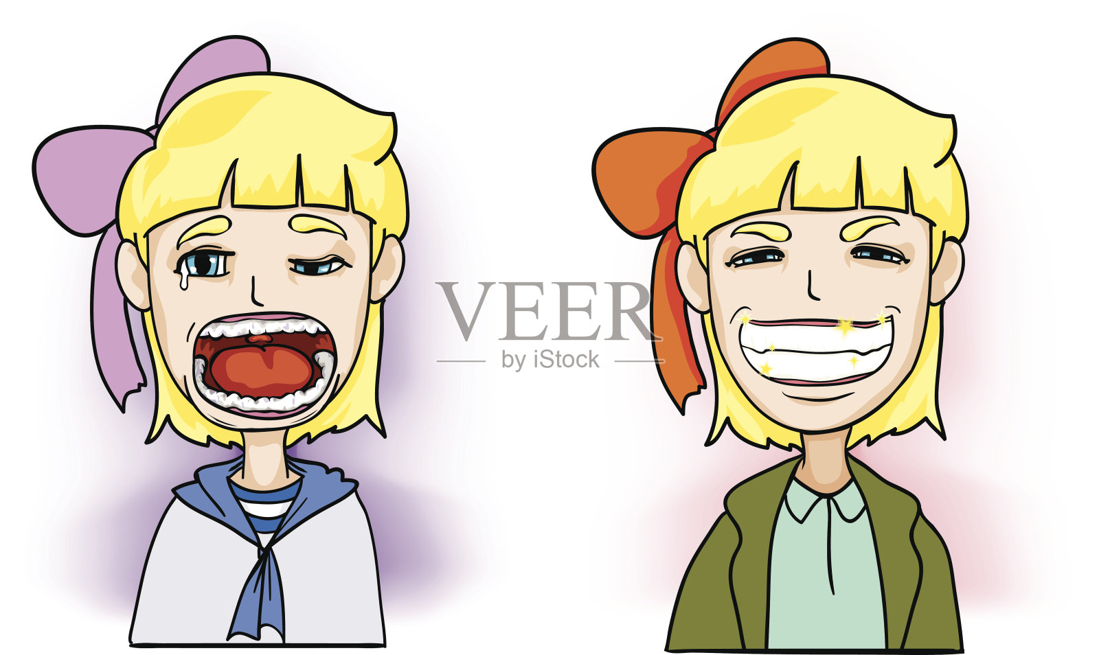 你的牙齿设计元素图片