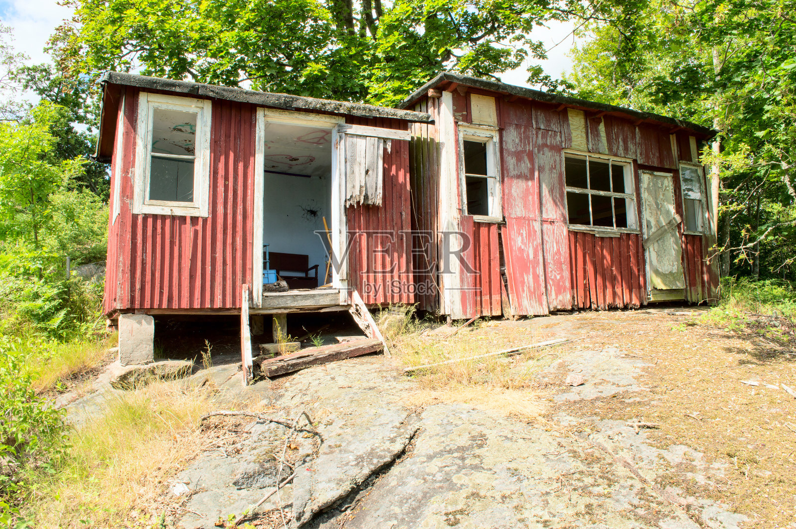 废弃的建筑照片摄影图片