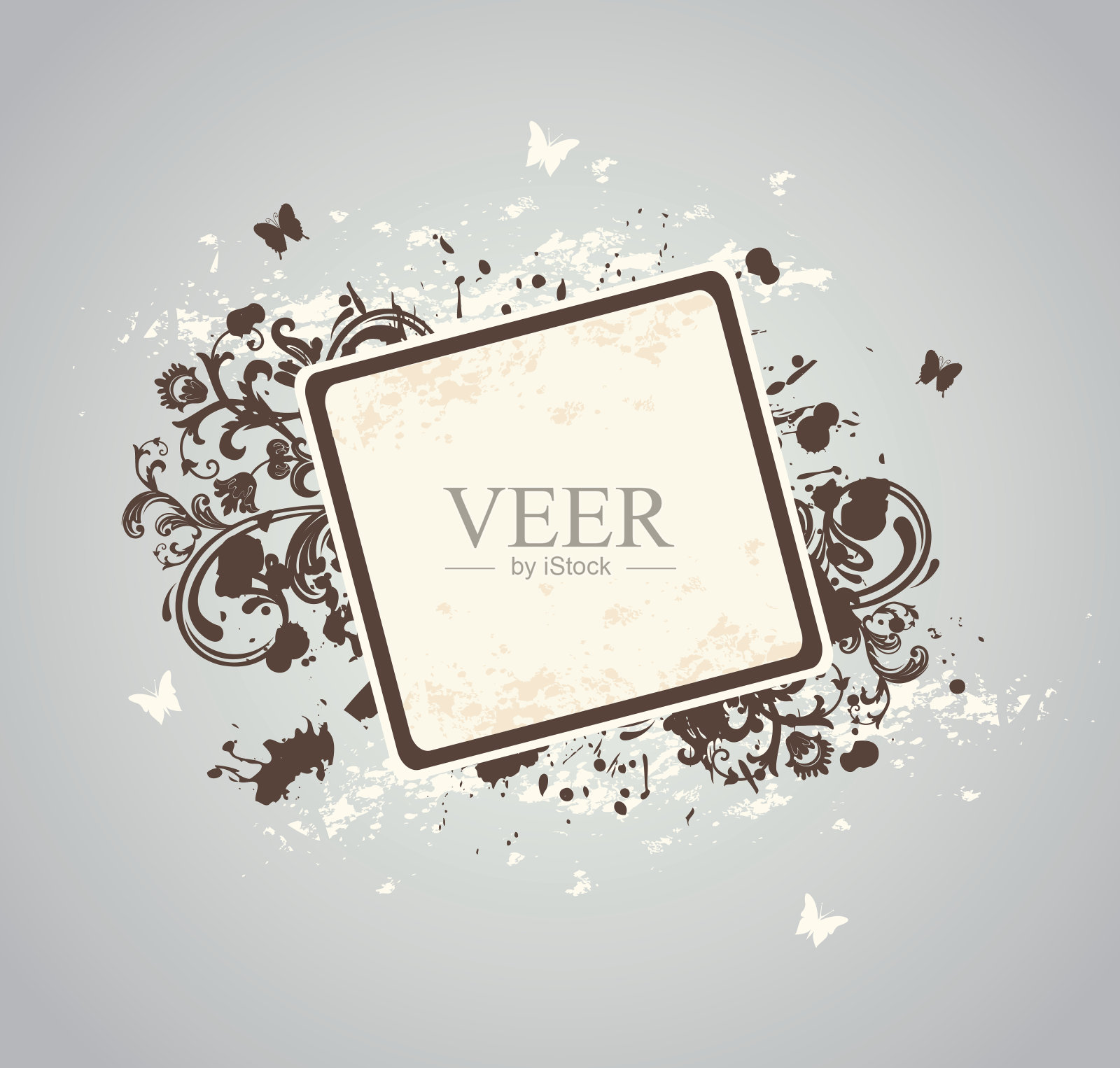 溅花背景插画图片素材