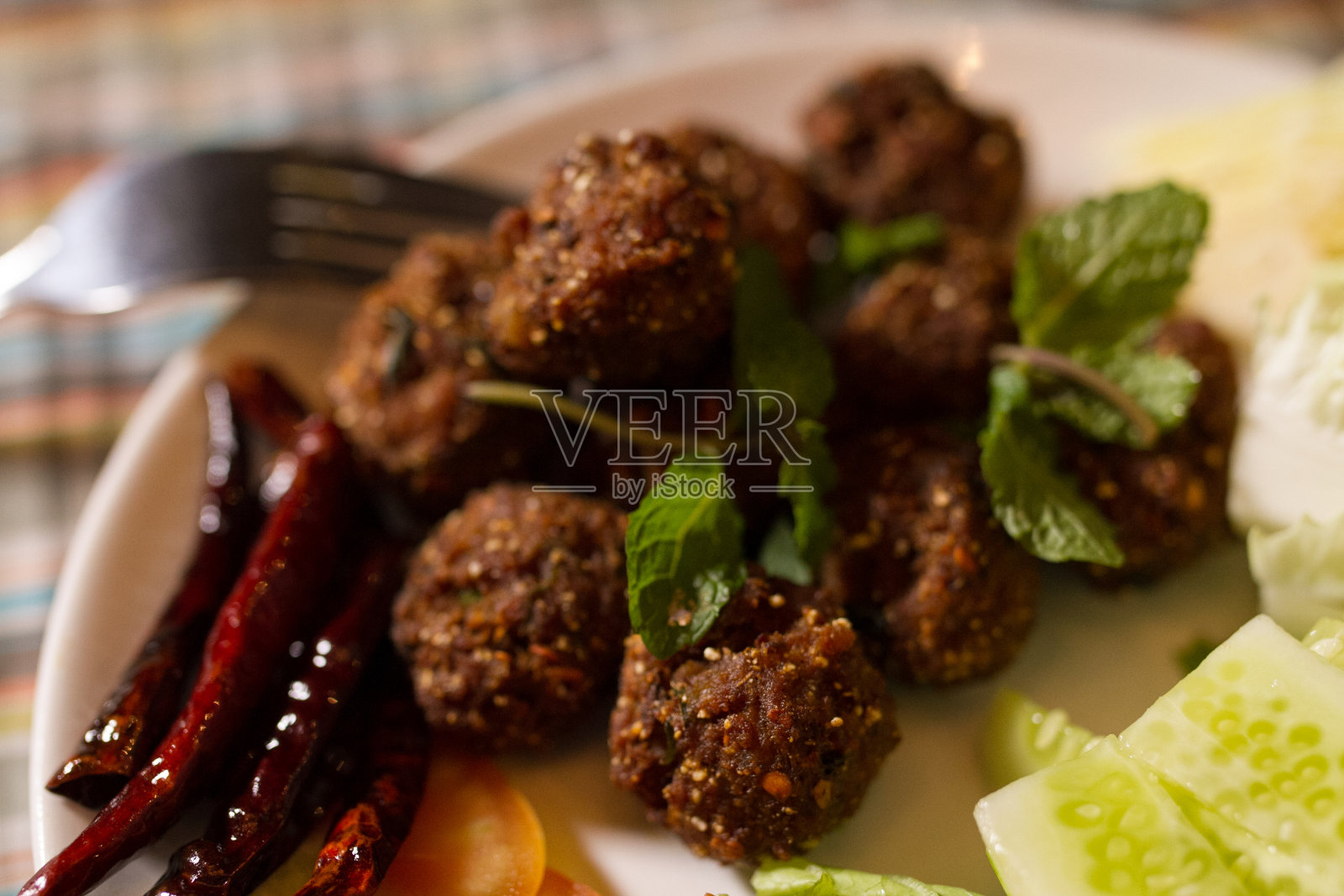 最好的泰国菜东方非常辣。照片摄影图片