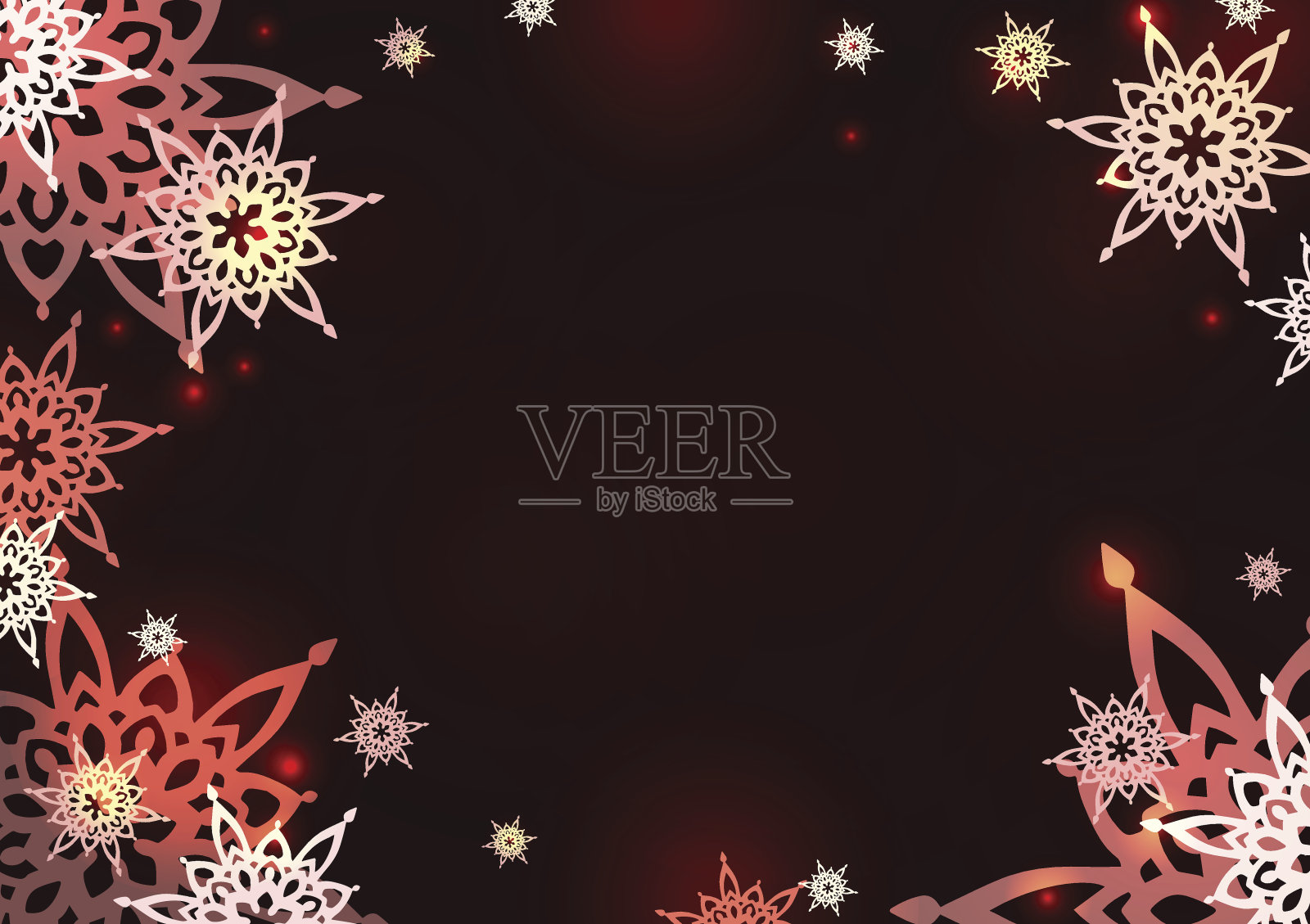 卡片设计红色插画图片素材