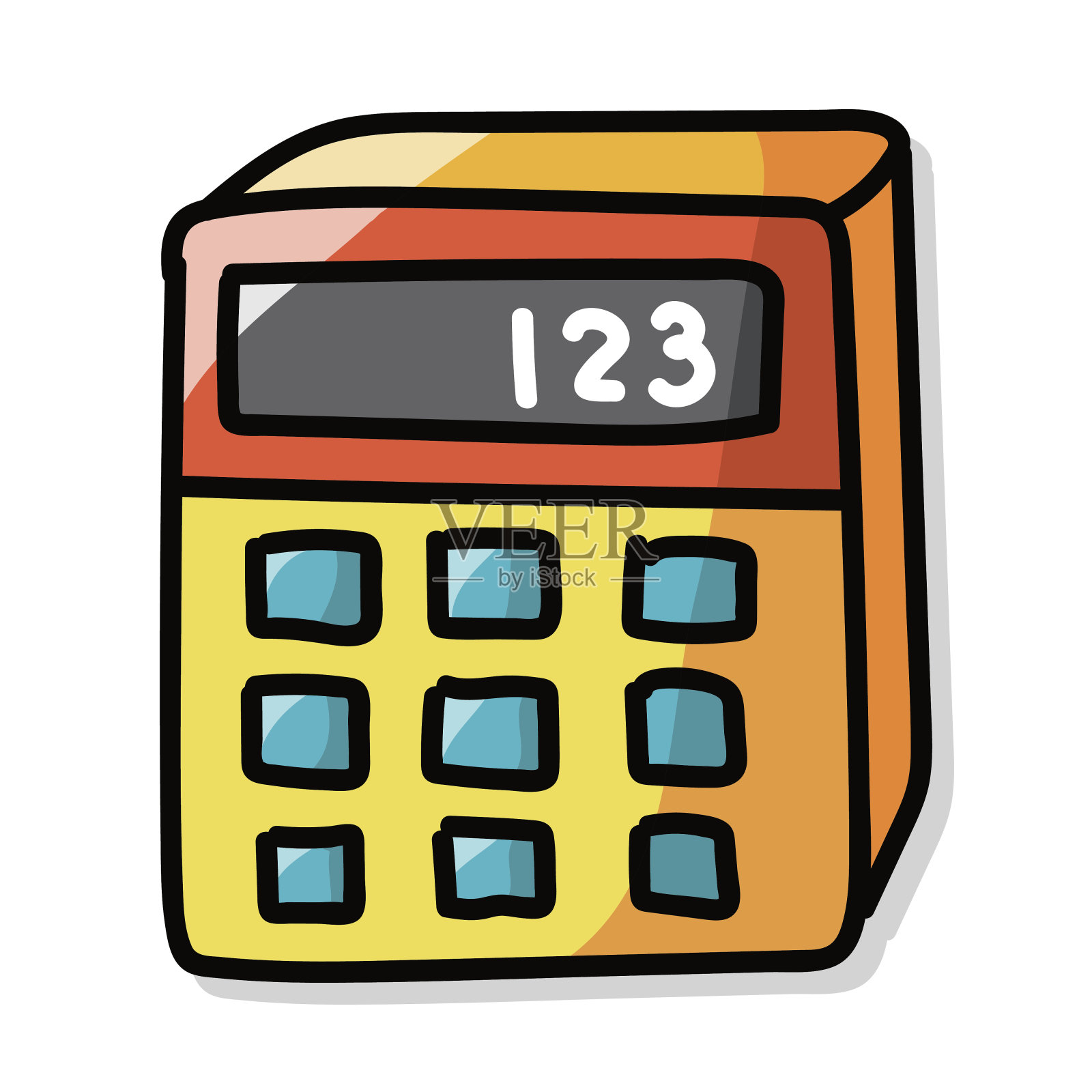 计算器颜色涂鸦