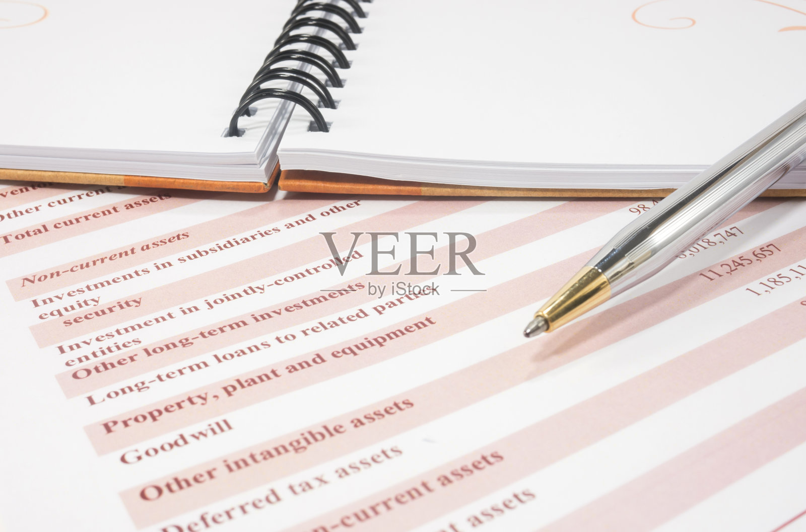 业务文档照片摄影图片